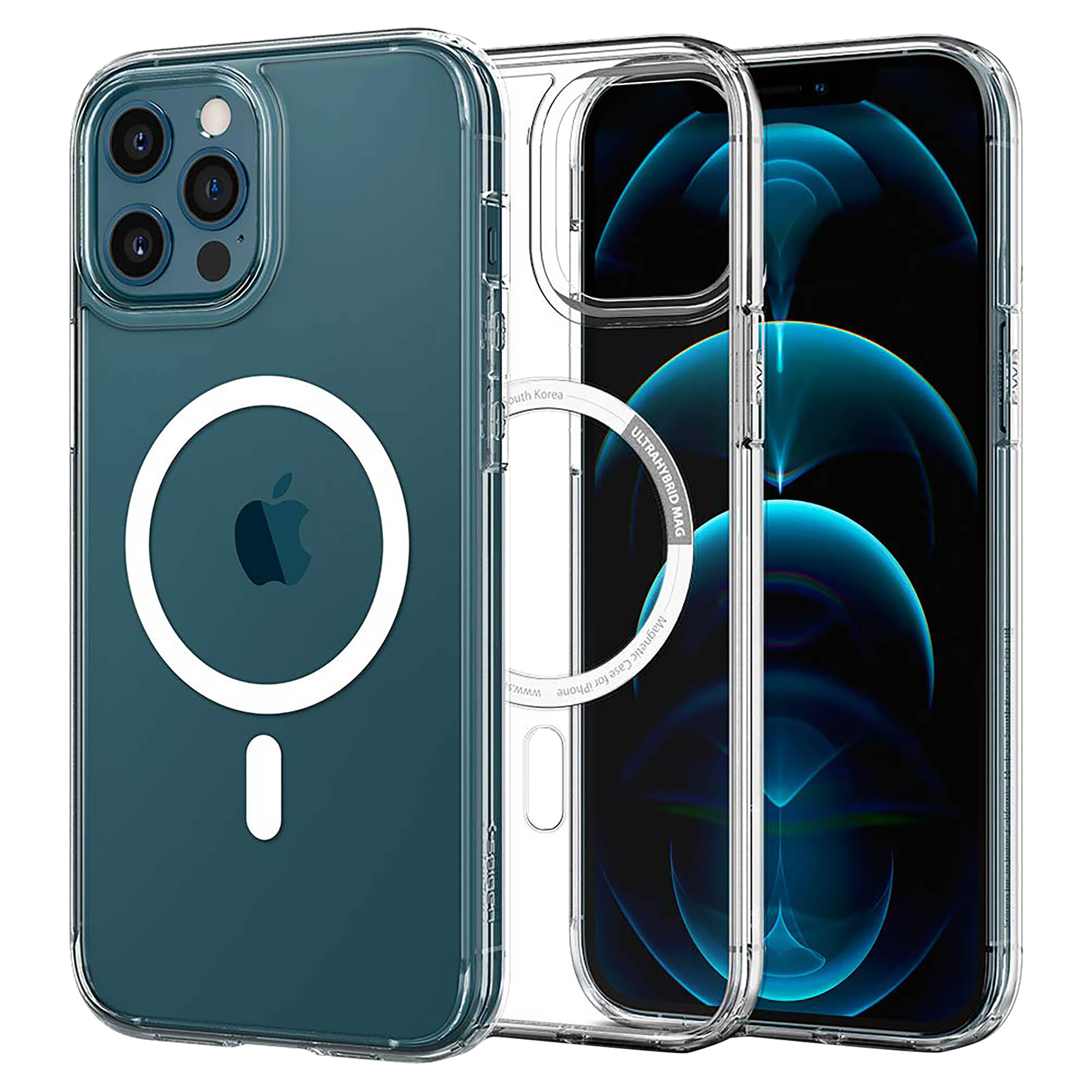 Spigen Ultra Hybrid Mag TPU & PC Back Case For iPhone 12/iPhone 12 Pro (Air Cushion Technology, ACS02625, White), No color
Spigen Ultra Hybrid Mag TPU & PC Back Case For iPhone 12/iPhone 12 Pro (Air Cushion Technology, ACS02625, White), No color