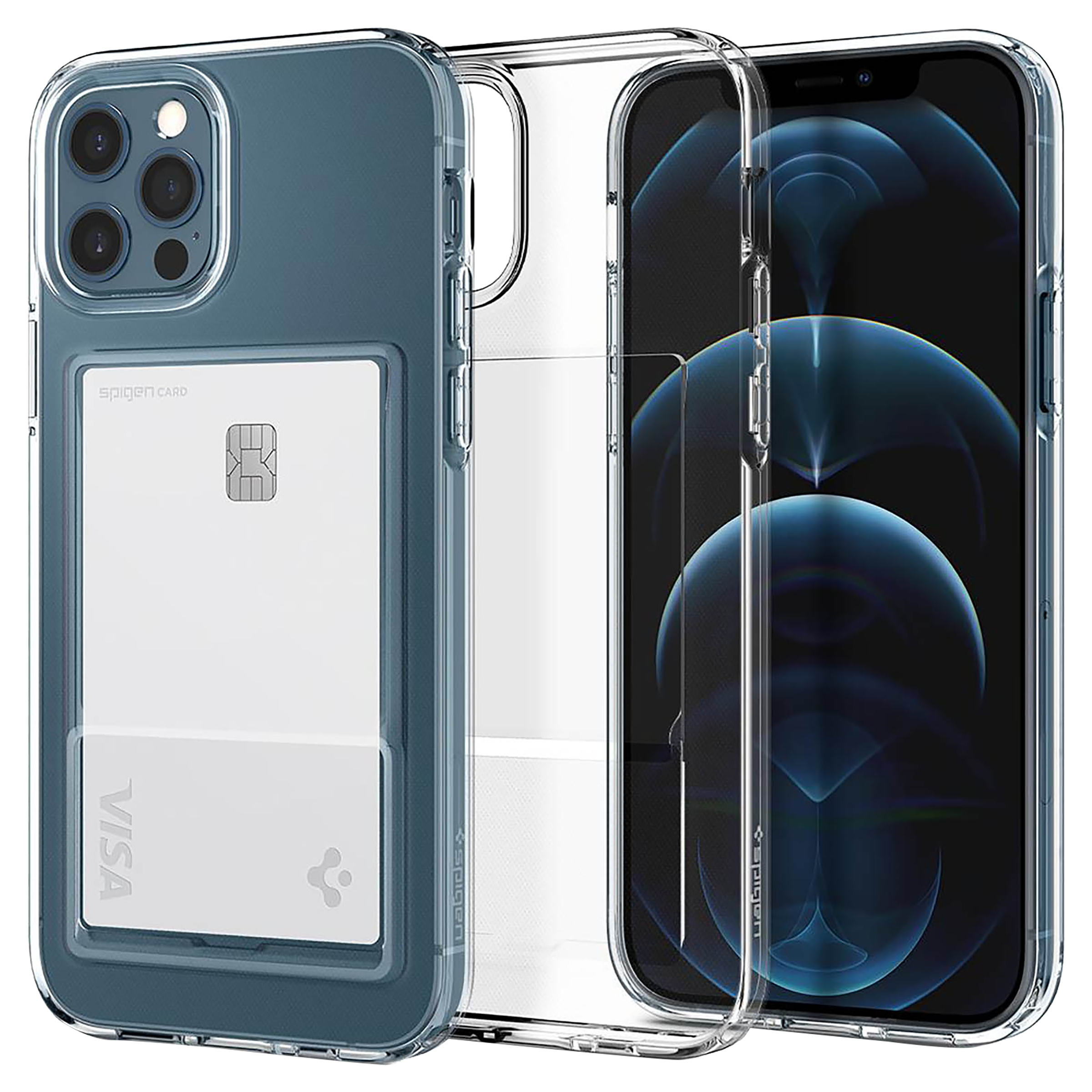 Spigen Crystal Slot TPU Back Case For iPhone 12/iPhone 12 Pro (Air Cushion Technology, ACS02576, Crystal Clear), No color
Spigen Crystal Slot TPU Back Case For iPhone 12/iPhone 12 Pro (Air Cushion Technology, ACS02576, Crystal Clear), No color