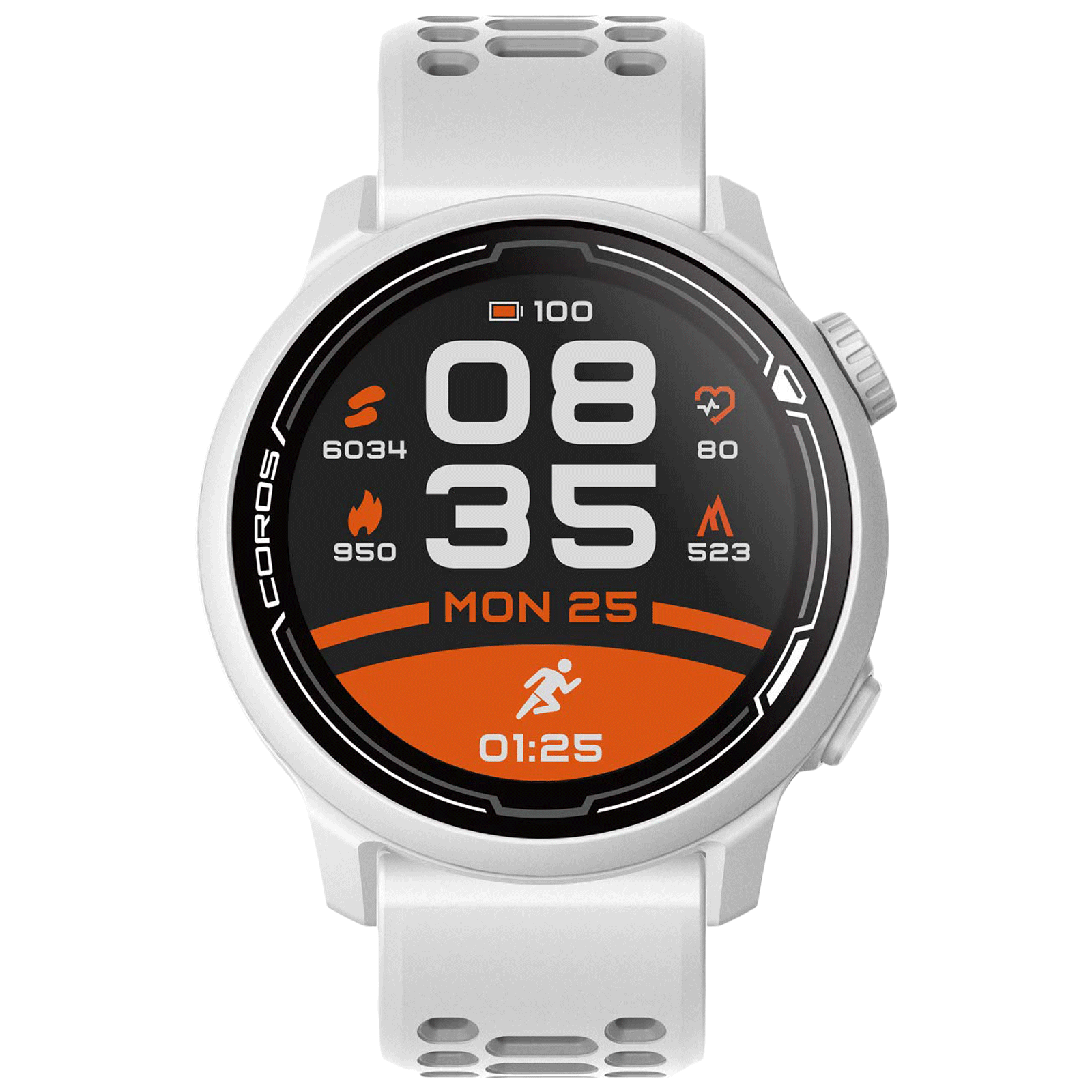 Coros Pace 2 Smart Watch (GPS+GLONASS, 30.48mm) (Water Resistant, White, Silicone Strap), No color
Coros Pace 2 Smart Watch (GPS+GLONASS, 30.48mm) (Water Resistant, White, Silicone Strap), No color