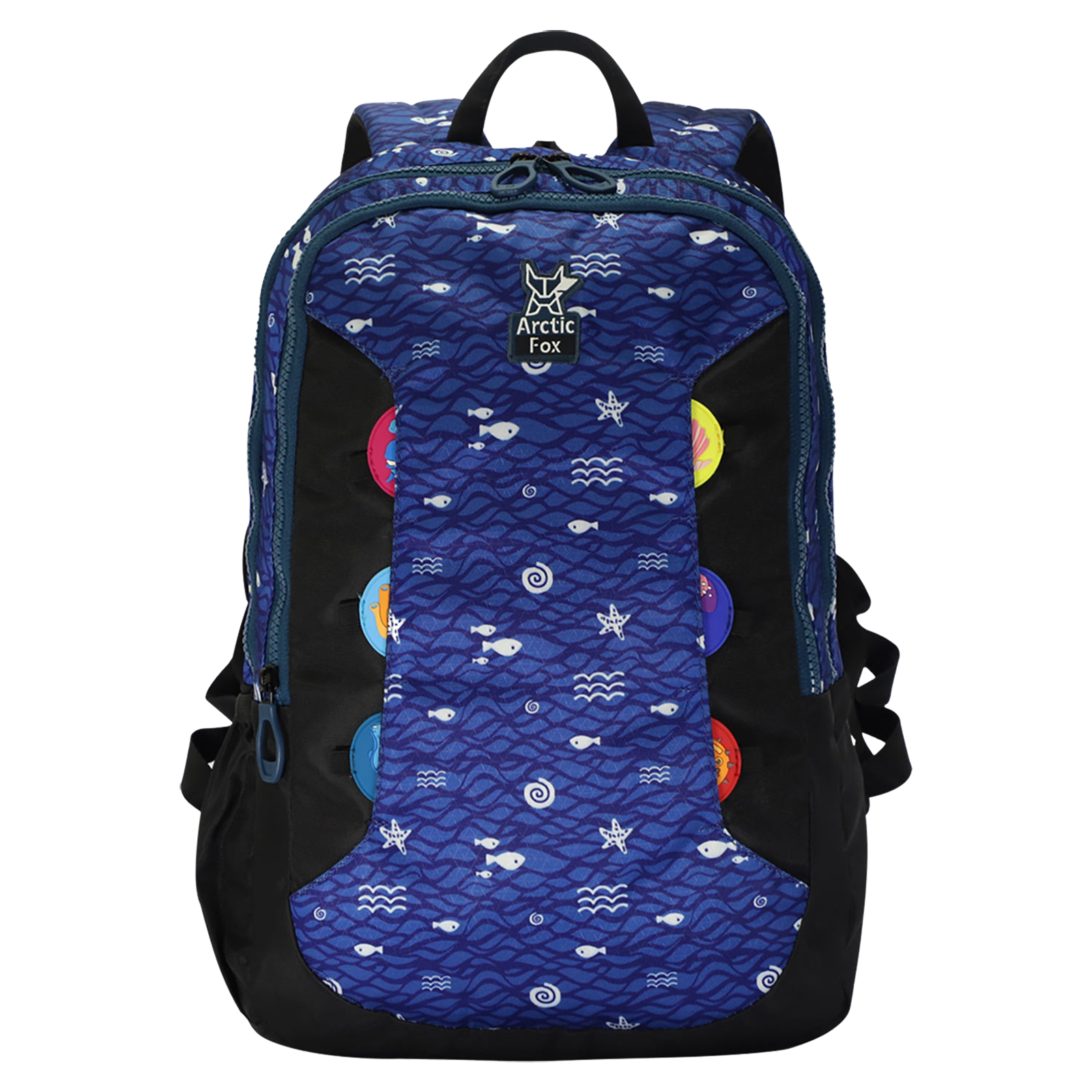 Arctic Fox 20 Litres Twill Polyester Kids Backpack (Water Repellent Fabric, FKIBPKSEAON010020, Blue), No color
Arctic Fox 20 Litres Twill Polyester Kids Backpack (Water Repellent Fabric, FKIBPKSEAON010020, Blue), No color
