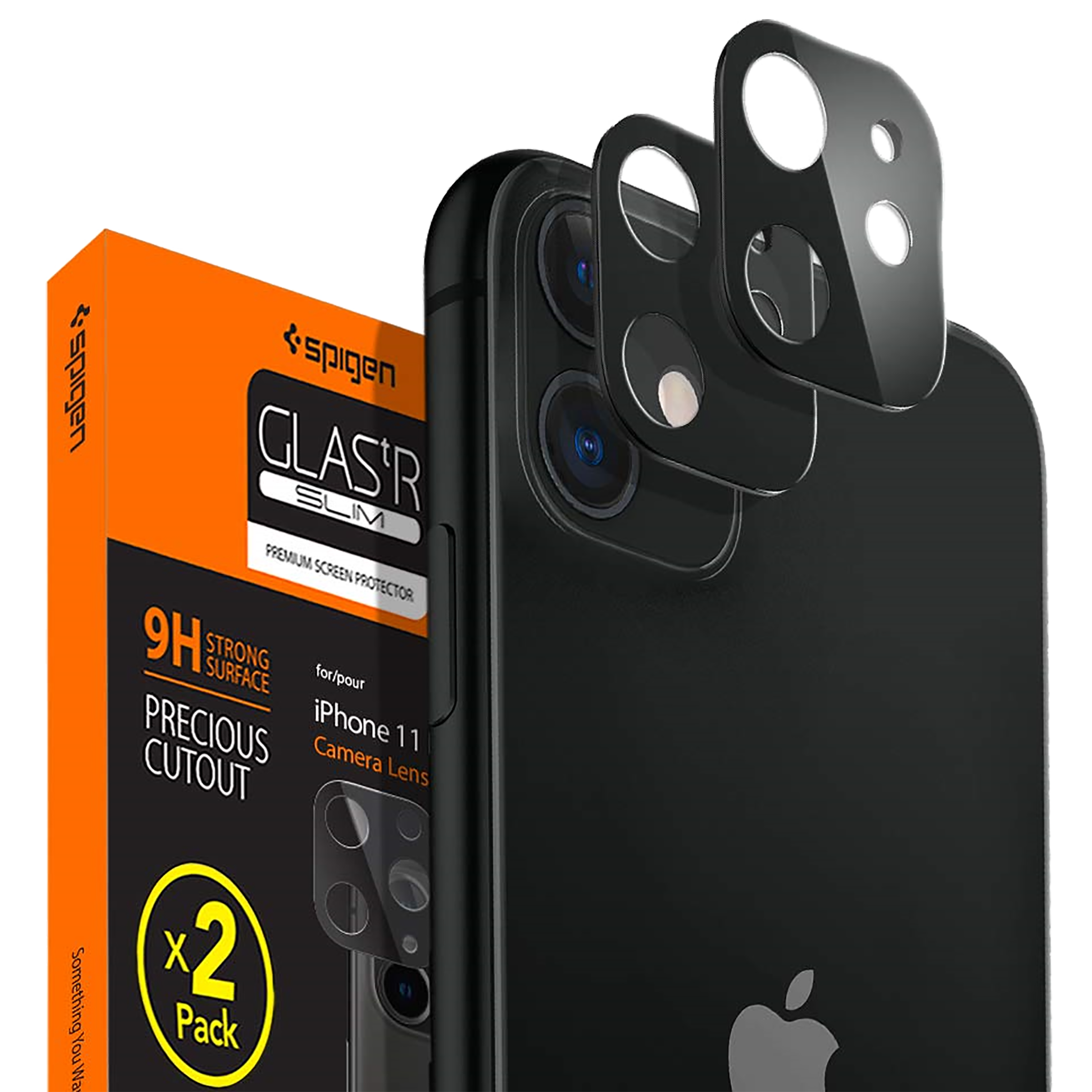 spigen Glas.tR Slim Camera Lens Protector For iPhone 11 (Oleophobic Coating, AGL00509, Yellow)
spigen Glas.tR Slim Camera Lens Protector For iPhone 11 (Oleophobic Coating, AGL00509, Yellow)