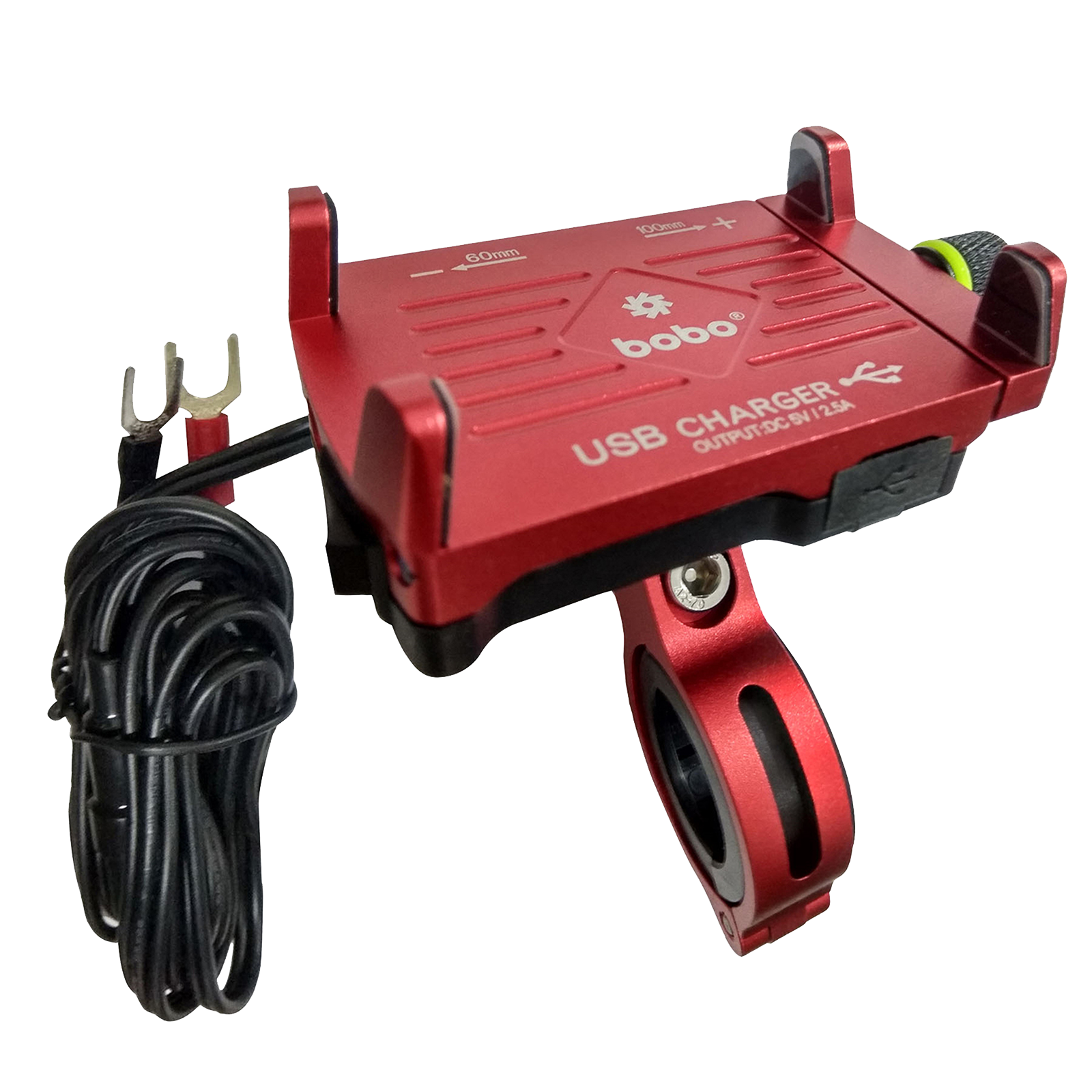 Bobo BM2 Claw-Grip Aluminium Mounting Kit For Bike (With 2.5A Charger, BB-BM-002-001002, Red), No color
Bobo BM2 Claw-Grip Aluminium Mounting Kit For Bike (With 2.5A Charger, BB-BM-002-001002, Red), No color