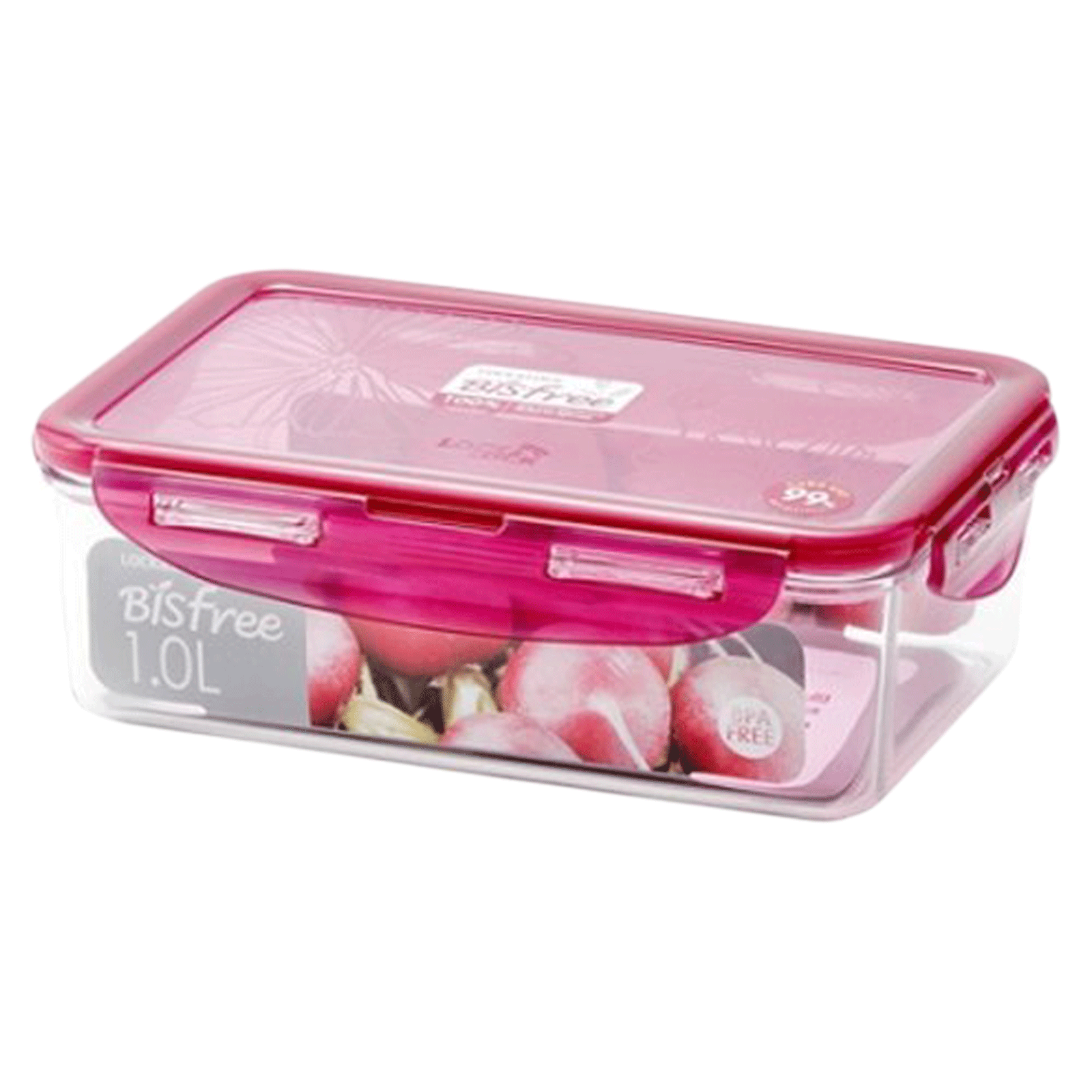 Lock & Lock Bisfree 1 Litre Rectangular Tritan Container (Anti-Bacterial, Anti-Fungal, LBF817P, Pink), No color
Lock & Lock Bisfree 1 Litre Rectangular Tritan Container (Anti-Bacterial, Anti-Fungal, LBF817P, Pink), No color