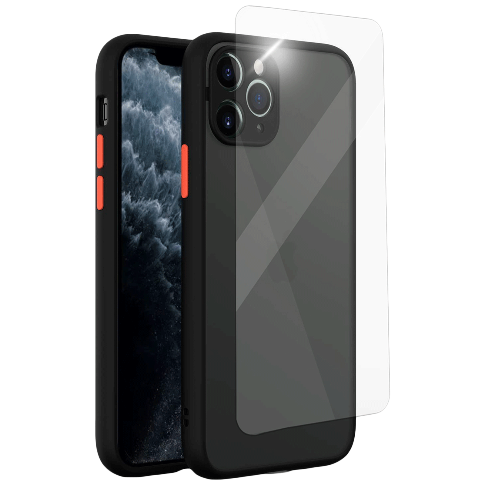 Arrow Camera Duplex Back Case and Screen Protector Bundle For iPhone 13 Pro (Ultra Transparent Visibility, AR-1271, Black), No color
Arrow Camera Duplex Back Case and Screen Protector Bundle For iPhone 13 Pro (Ultra Transparent Visibility, AR-1271, Black), No color