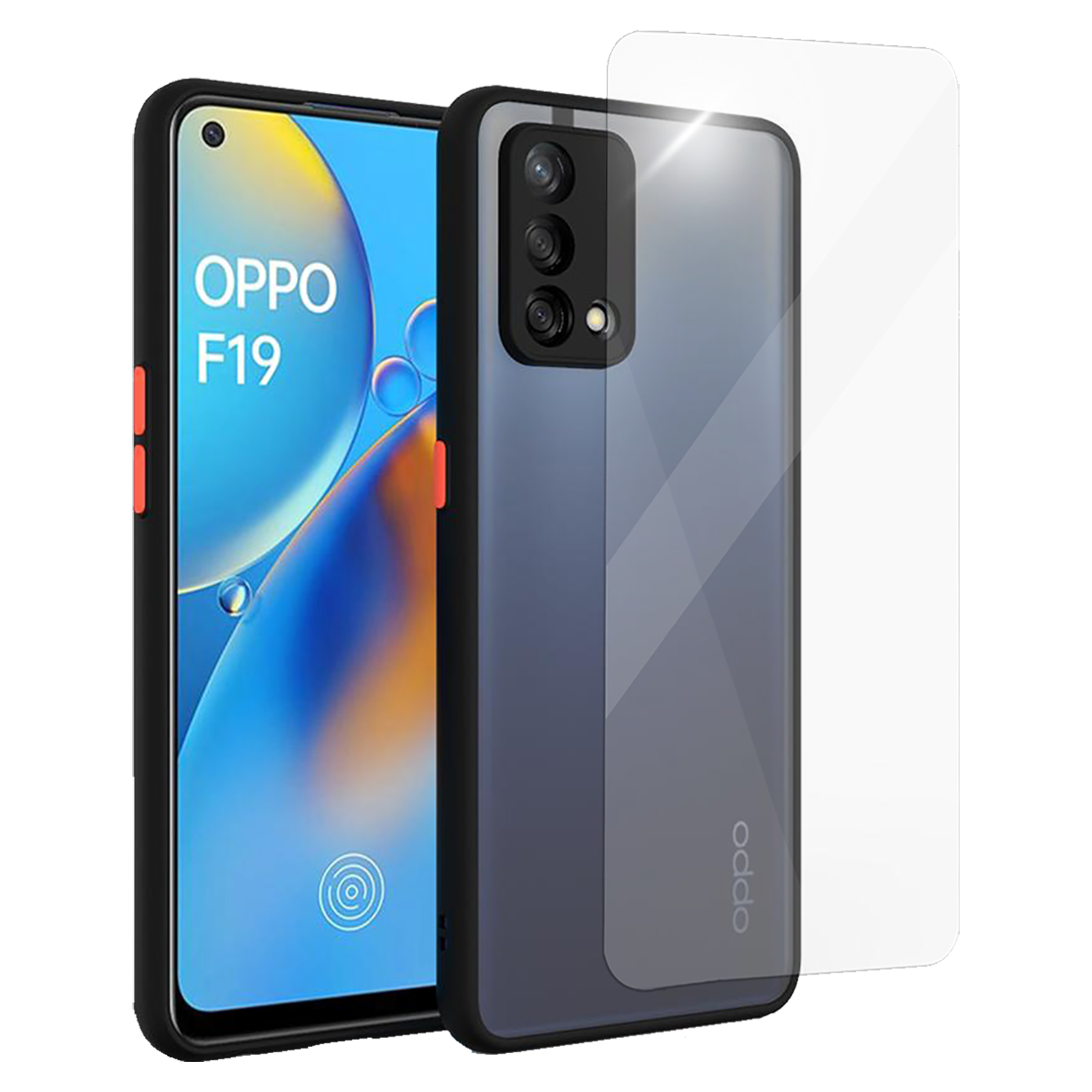 Arrow Duplex Combo Back Case and Temper Glass For Oppo F19 (Enhanced Camera Protection, AR-1023, Black), No color
Arrow Duplex Combo Back Case and Temper Glass For Oppo F19 (Enhanced Camera Protection, AR-1023, Black), No color