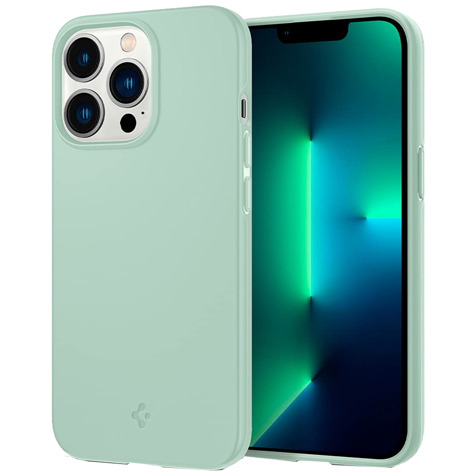 Spigen Thin Fit TPU Polycarbonate Back Case for iPhone 13 Pro (ACS03493, Apple Mint), No color
Spigen Thin Fit TPU Polycarbonate Back Case for iPhone 13 Pro (ACS03493, Apple Mint), No color