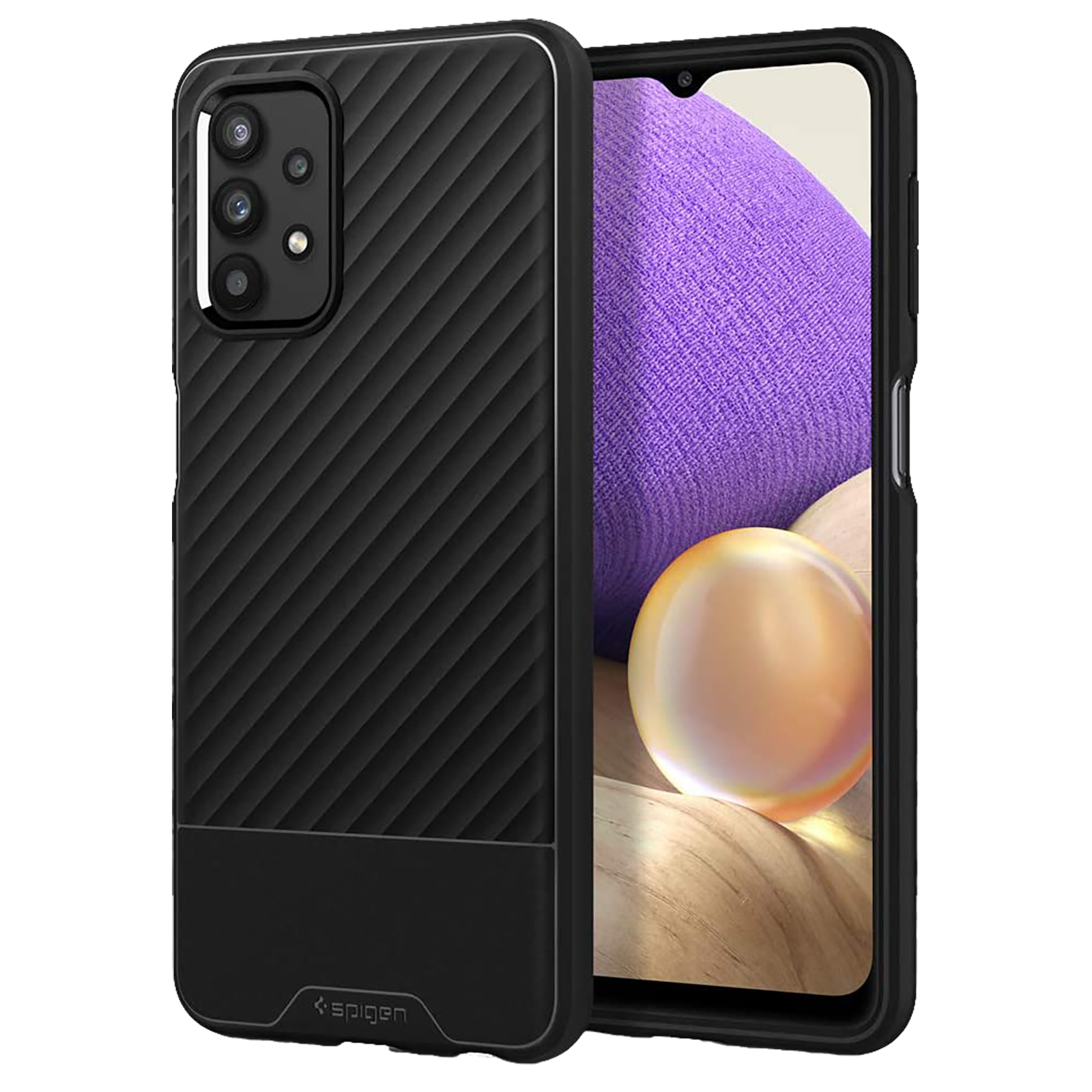 Spigen Thermoplastic Polyurethane (TPU) Back Case For A32 (Air Cushion Technology, ACS02583, Matte Black), No color
Spigen Thermoplastic Polyurethane (TPU) Back Case For A32 (Air Cushion Technology, ACS02583, Matte Black), No color