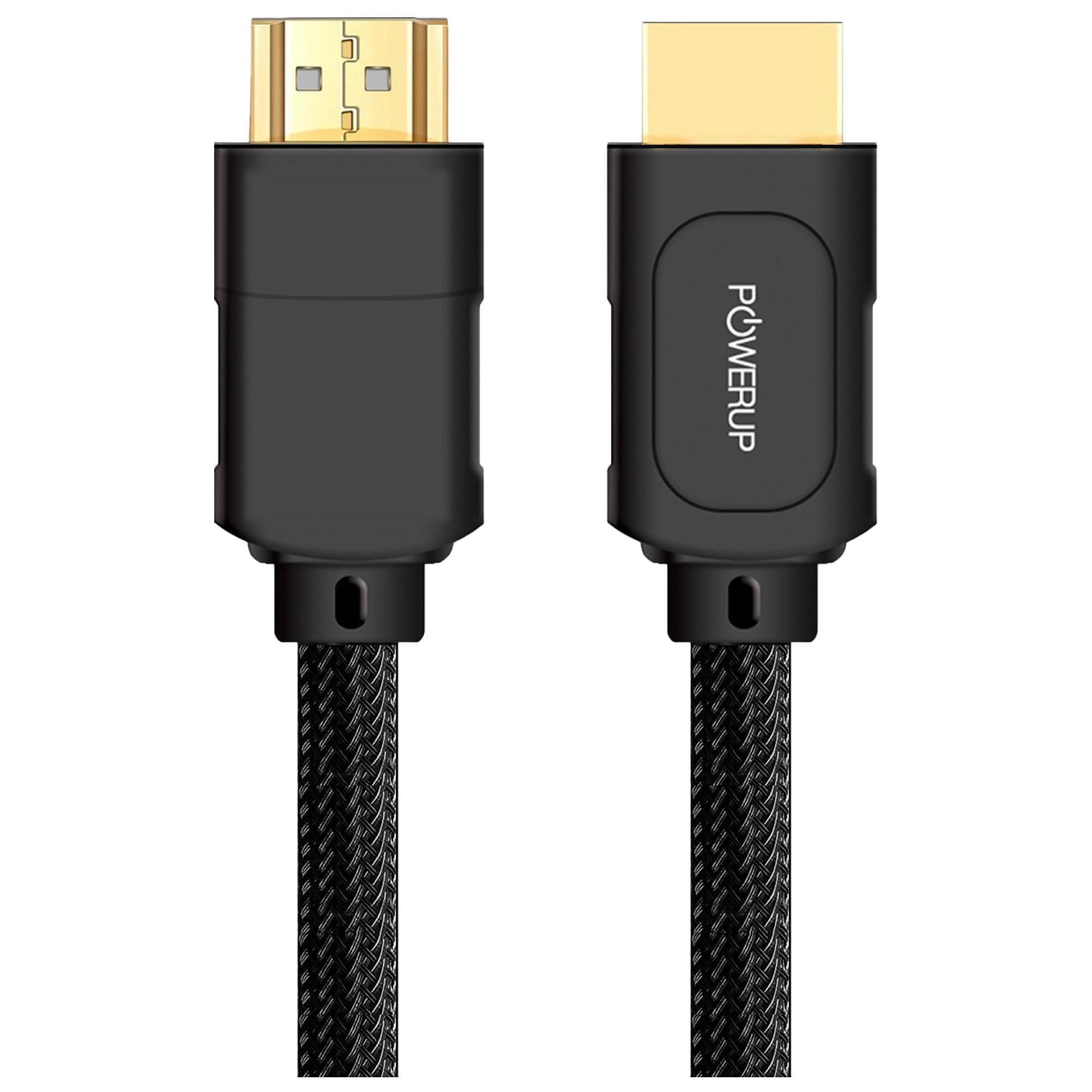 POWERUP Braided Nylon 3 Meter HDMI 2.0 to HDMI 2.0 Audio and Video Cable (Ethernet Support, PUP-HDMI-30BK, Black), No color
POWERUP Braided Nylon 3 Meter HDMI 2.0 to HDMI 2.0 Audio and Video Cable (Ethernet Support, PUP-HDMI-30BK, Black), No color