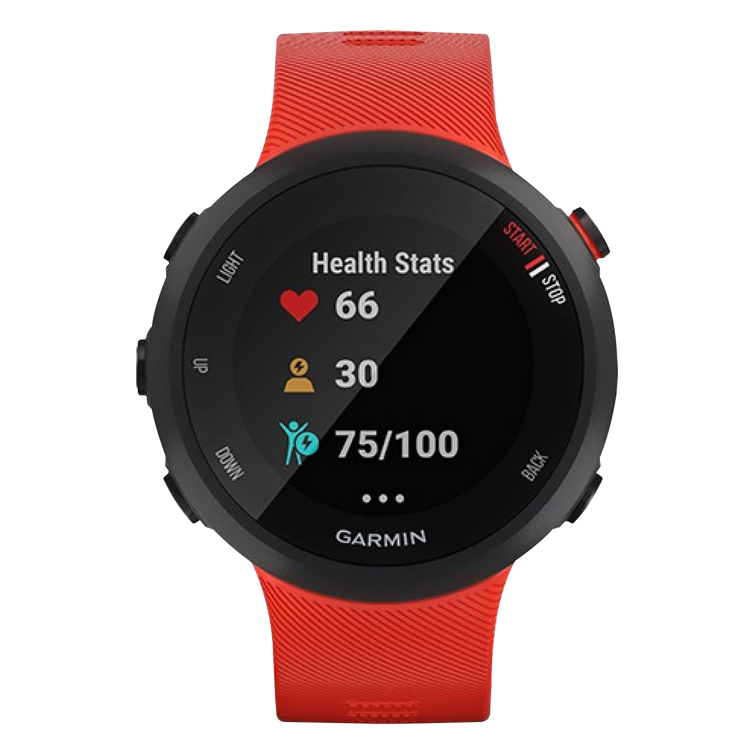 Garmin Forerunner 45 Smart Watch (GPS + GLONASS, 26.3 mm) (Smart Notifications, Black/Lava Red, Silicone Band), No color
Garmin Forerunner 45 Smart Watch (GPS + GLONASS, 26.3 mm) (Smart Notifications, Black/Lava Red, Silicone Band), No color