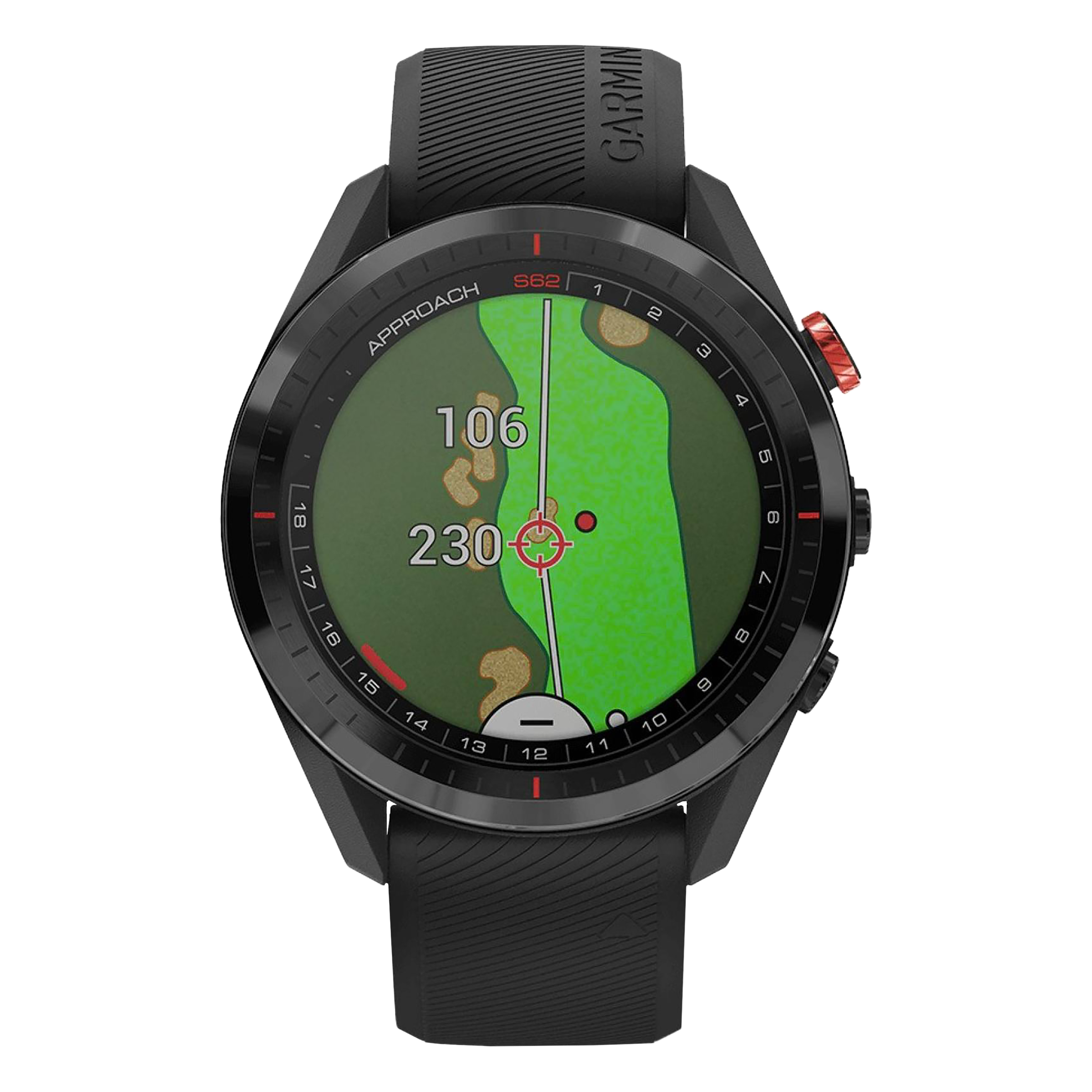 Garmin Approach S62 Smart Watch (GPS, 33.02mm) (Pulse Ox, 010-02200-50, Black, Silicone Band), No color
Garmin Approach S62 Smart Watch (GPS, 33.02mm) (Pulse Ox, 010-02200-50, Black, Silicone Band), No color