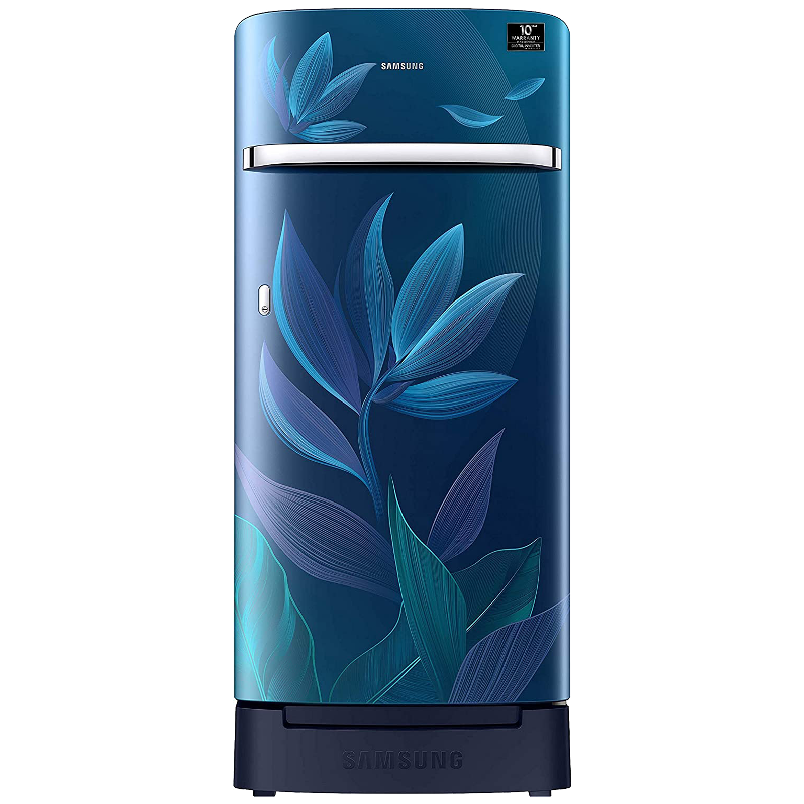 SAMSUNG Horizontal Curve 198 Litres 5 Star Direct Cool Single Door Refrigerator with Base Stand Drawer (RR21T2H2W9U/HL, Paradise Bloom Blue), No color
SAMSUNG Horizontal Curve 198 Litres 5 Star Direct Cool Single Door Refrigerator with Base Stand Drawer (RR21T2H2W9U/HL, Paradise Bloom Blue), No color