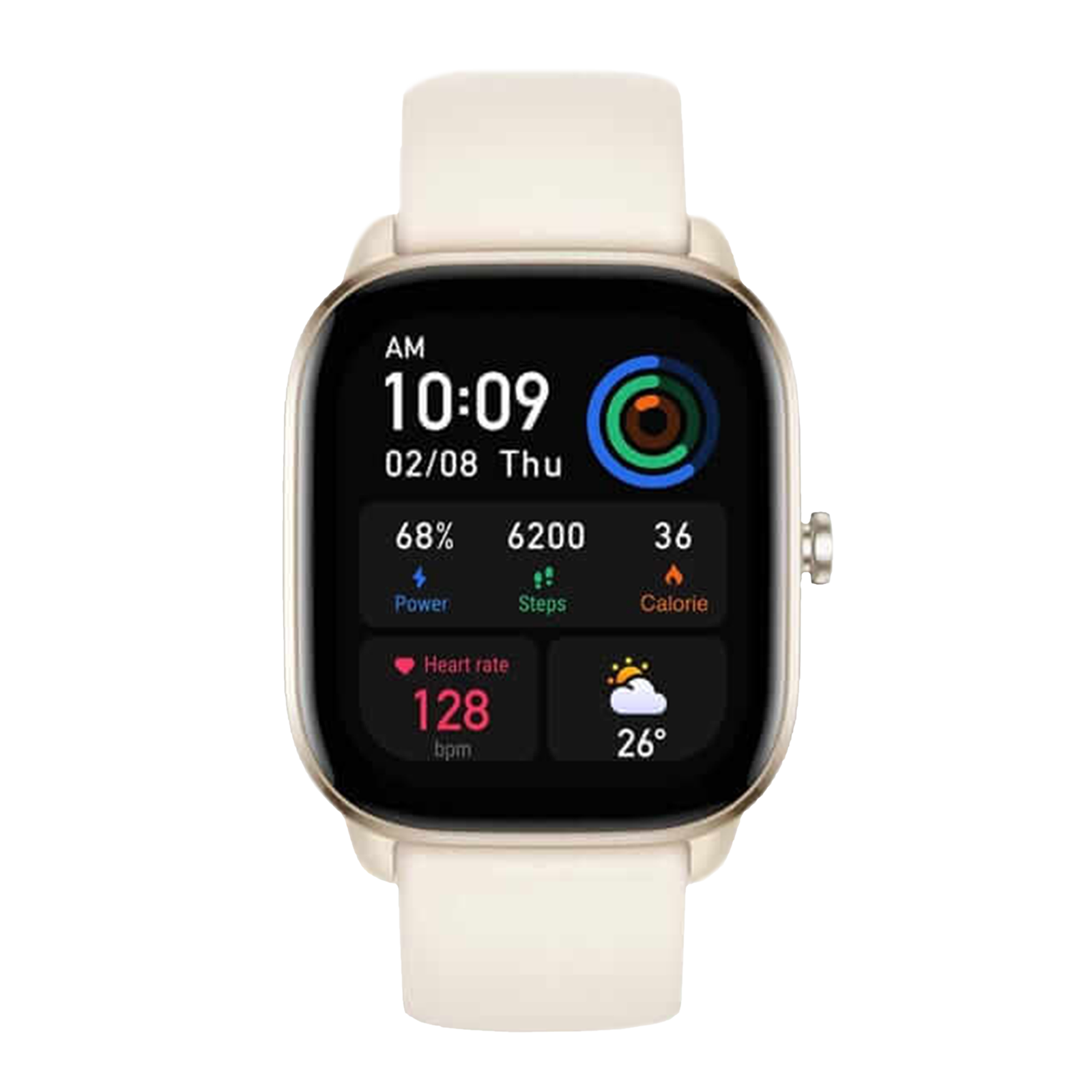 Amazfit GTS 4 Mini Smartwatch with Activity Tracker (41.91mm HD AMOLED Display, 5ATM Water Resistant, Moonlight White Strap), No color
Amazfit GTS 4 Mini Smartwatch with Activity Tracker (41.91mm HD AMOLED Display, 5ATM Water Resistant, Moonlight White Strap), No color