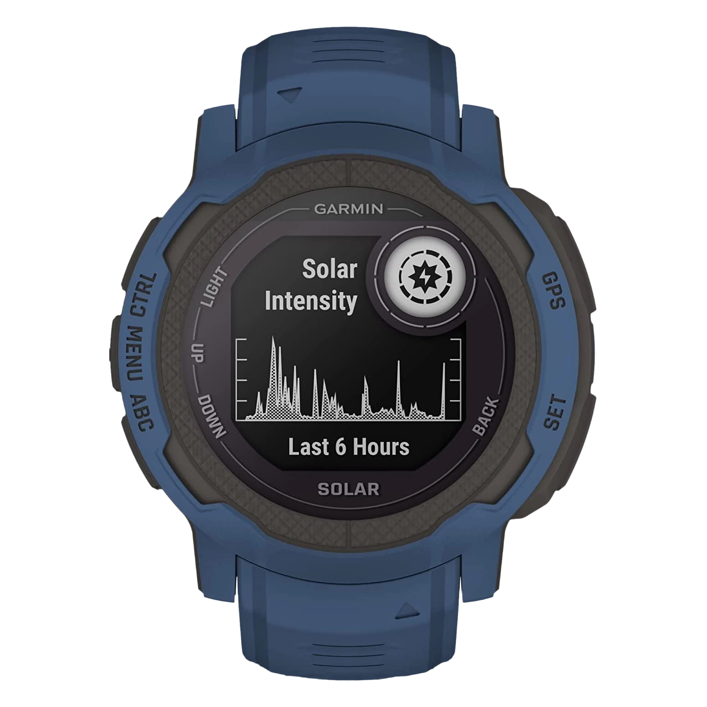 GARMIN Instinct 2 Solar Smartwatch with Activity Tracker (23mm Monochrome Display, 10ATM Water Resistant, Tridal Blue Strap)
GARMIN Instinct 2 Solar Smartwatch with Activity Tracker (23mm Monochrome Display, 10ATM Water Resistant, Tridal Blue Strap)