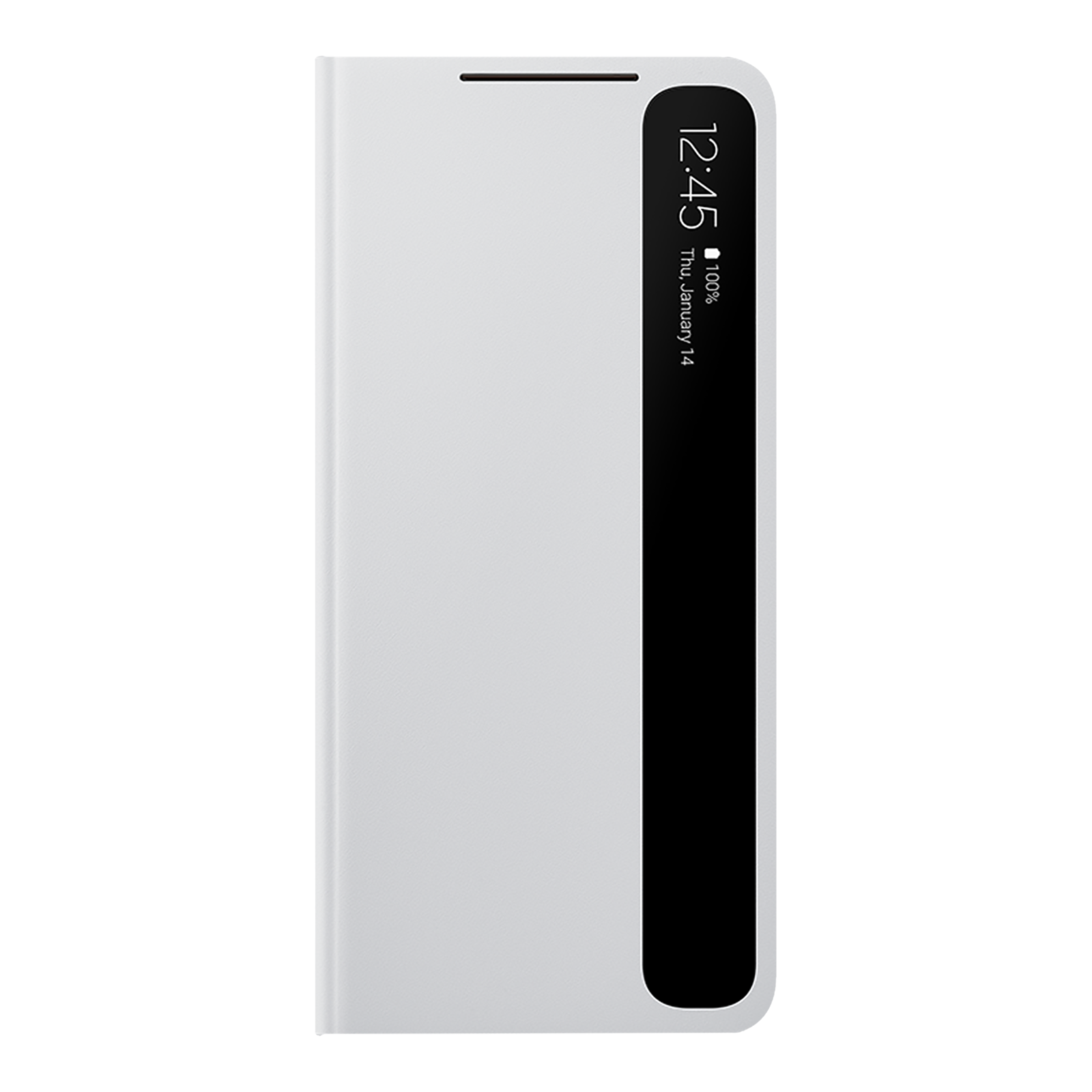 SAMSUNG Smart Clear View TPU Flip Cover for SAMSUNG Galaxy S21 (Anti-Microbial, Light Grey)
SAMSUNG Smart Clear View TPU Flip Cover for SAMSUNG Galaxy S21 (Anti-Microbial, Light Grey)