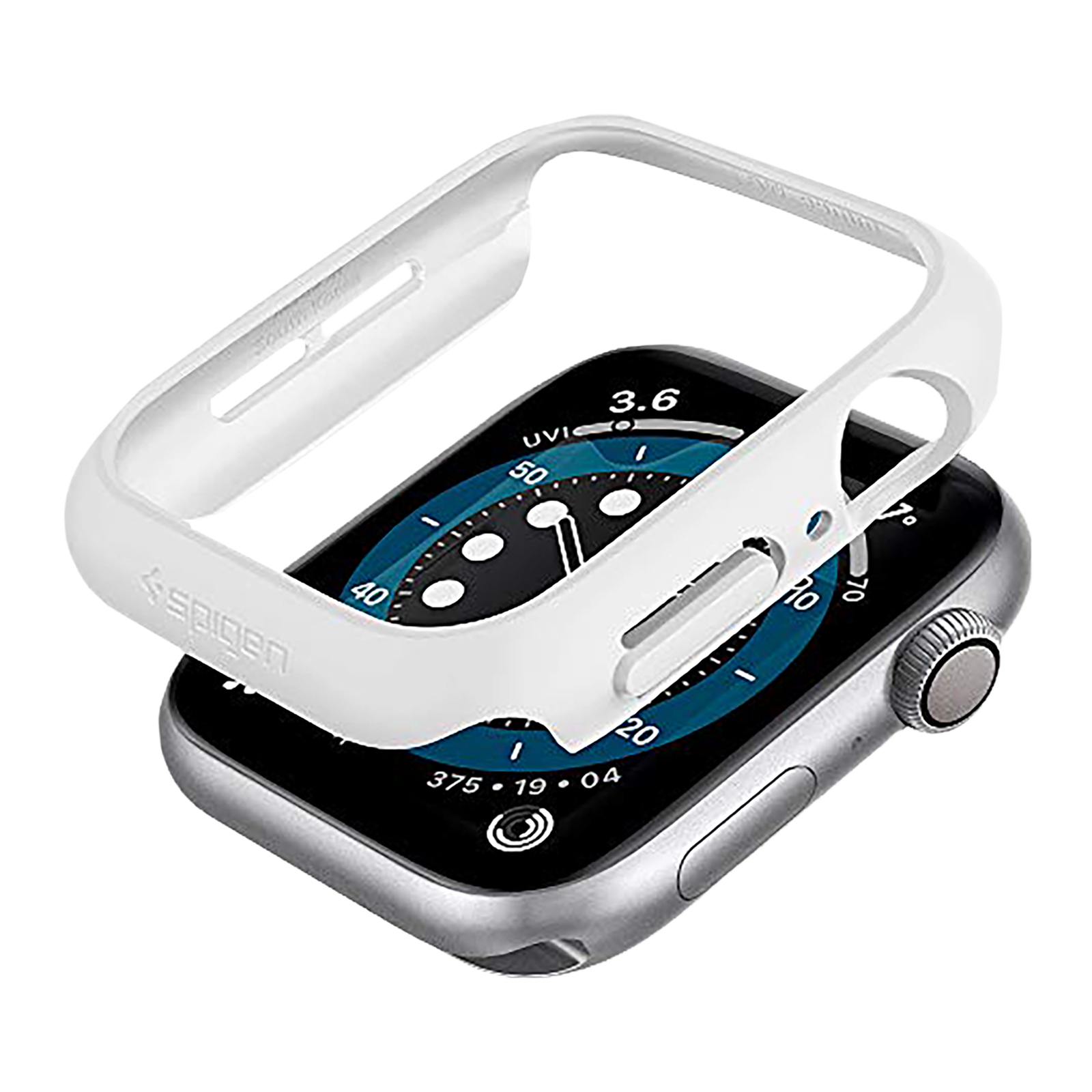 Spigen Thin Fit Polycarbonate Case for Apple Watch Series SE 2, SE, 6, 5 & 4 (44mm) (Razor-Thin Frame, White)
Spigen Thin Fit Polycarbonate Case for Apple Watch Series SE 2, SE, 6, 5 & 4 (44mm) (Razor-Thin Frame, White)