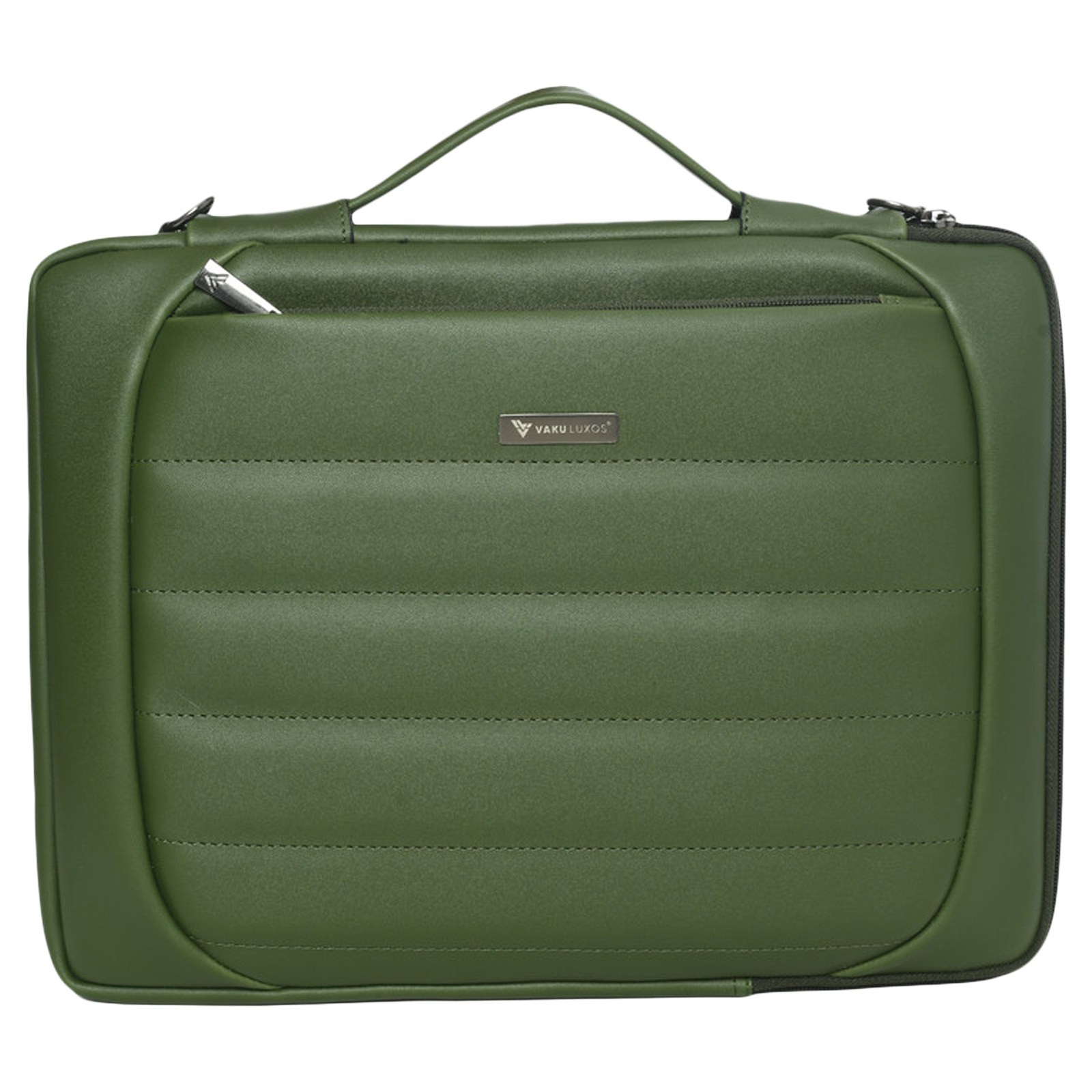 Vaku Lasa Chivelle Vegan Leather Laptop Sling Bag for 13 & 14 Inch Laptop (Water Resistant, Green)
Vaku Lasa Chivelle Vegan Leather Laptop Sling Bag for 13 & 14 Inch Laptop (Water Resistant, Green)