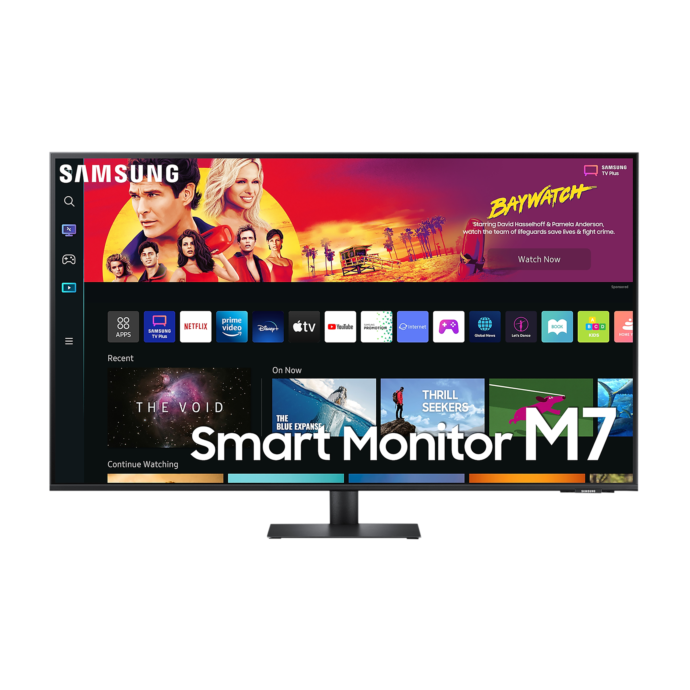 SAMSUNG M7 108 cm (43 inch) Ultra HD 4K VA Panel LED Ultra Wide Monitor with Flicker-Free Technology, Dark blue grey
SAMSUNG M7 108 cm (43 inch) Ultra HD 4K VA Panel LED Ultra Wide Monitor with Flicker-Free Technology, Dark blue grey
