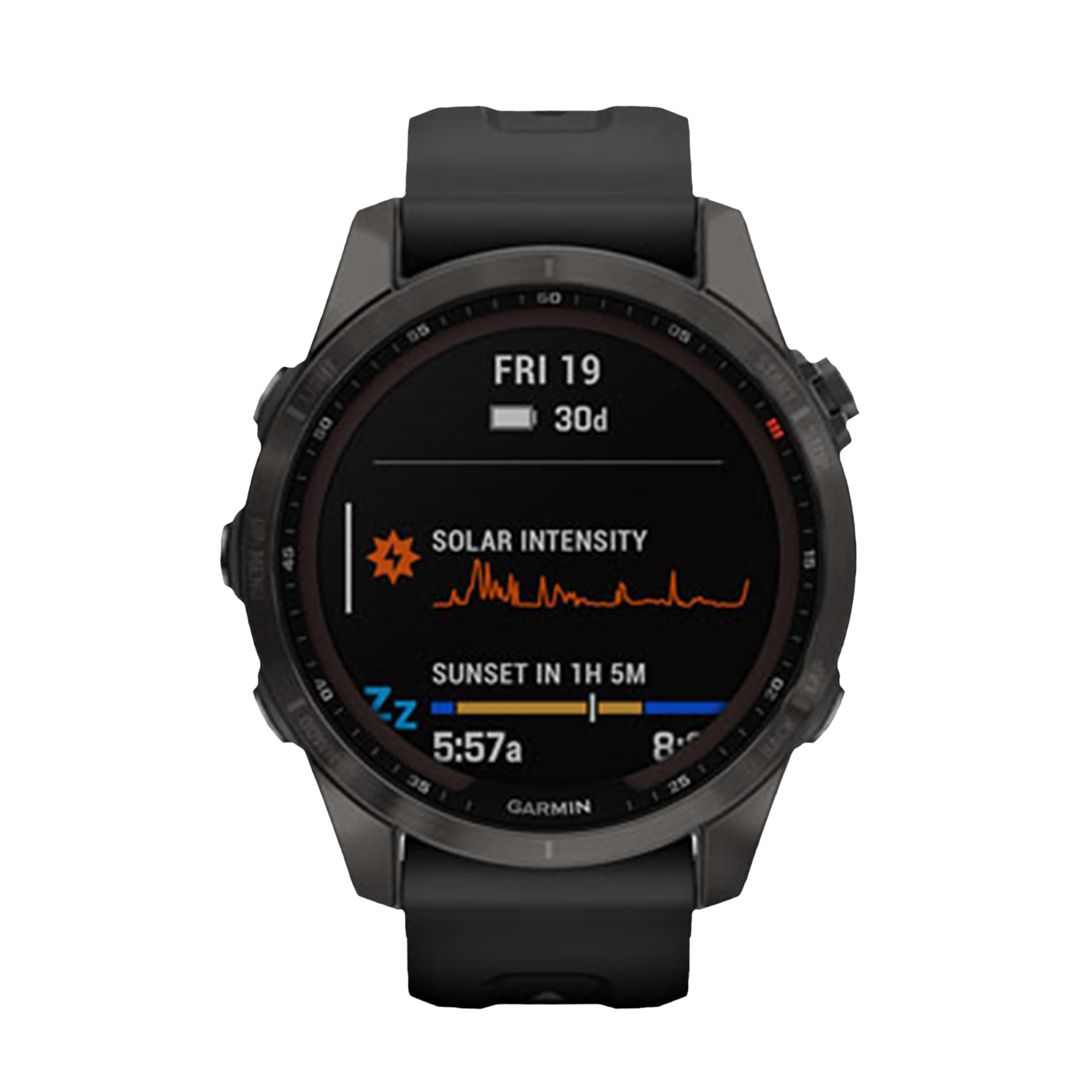 GARMIN fenix 7S Sapphire Solar Smartwatch with GPS (30.4mm Display, 100m Water Resistant, Black Strap)
GARMIN fenix 7S Sapphire Solar Smartwatch with GPS (30.4mm Display, 100m Water Resistant, Black Strap)