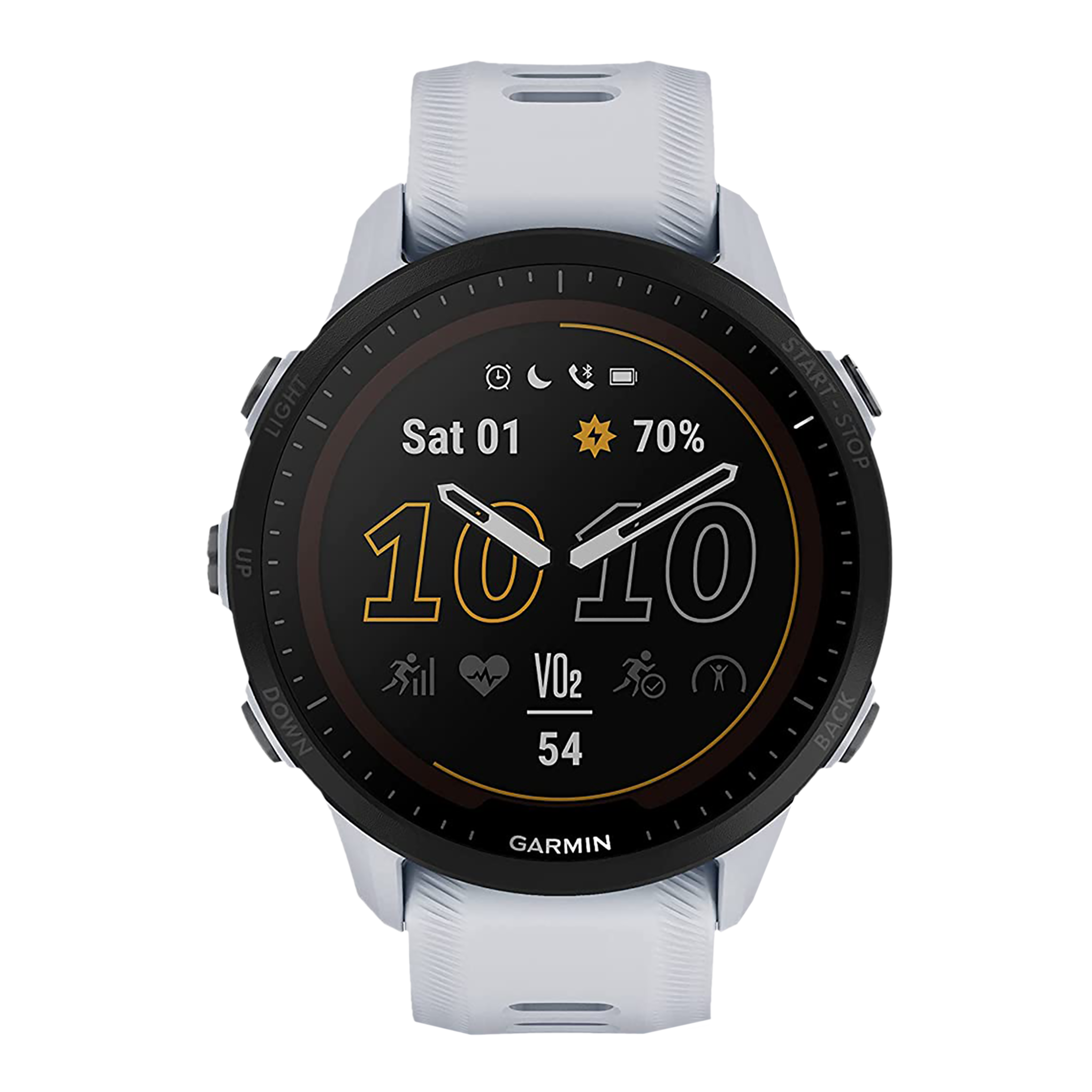 GARMIN Forerunner 955 Smartwatch with Solar Charging (33mm Display, 5ATM Water Resistant, Whitestone Strap)
GARMIN Forerunner 955 Smartwatch with Solar Charging (33mm Display, 5ATM Water Resistant, Whitestone Strap)