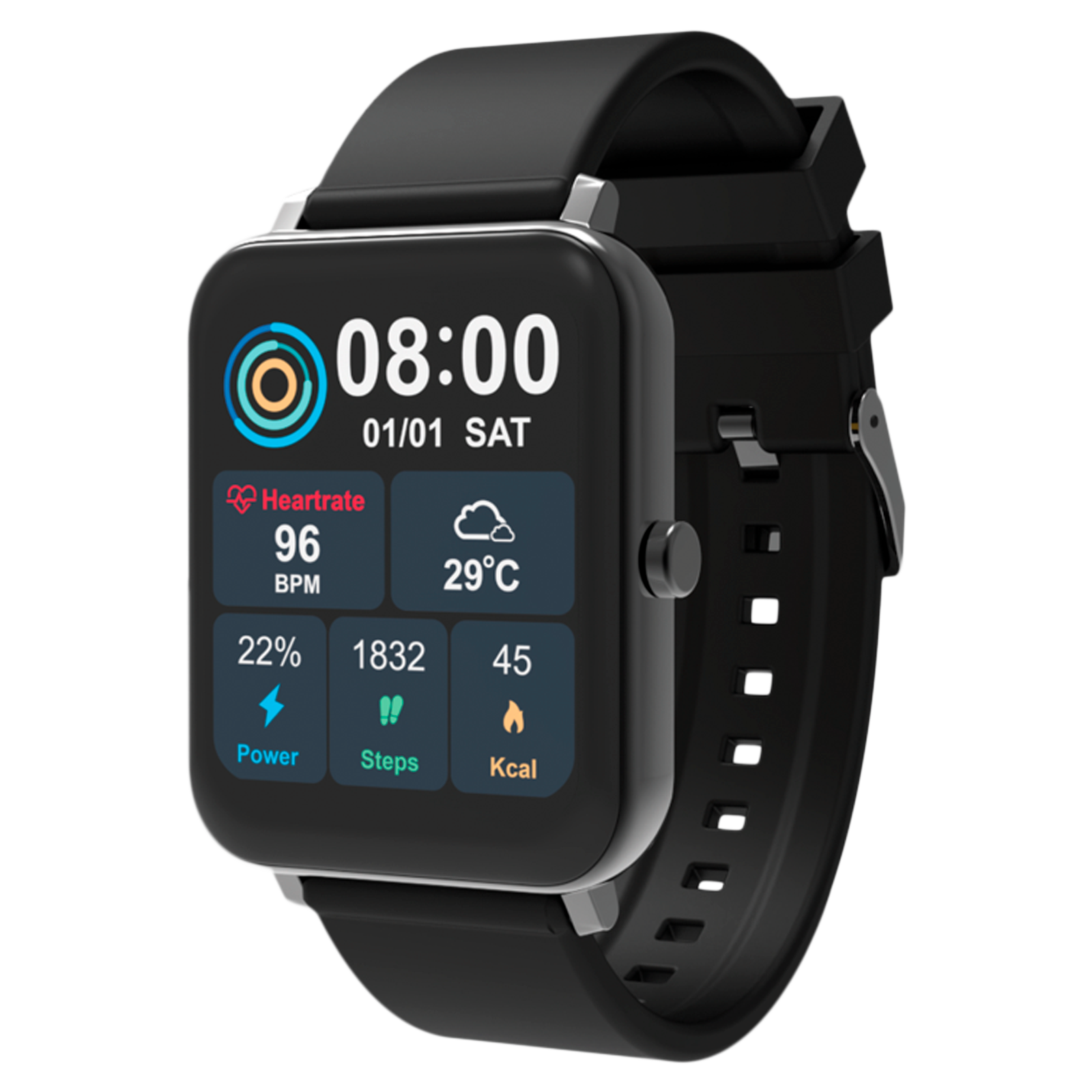SAULT Redial Smartwatch with Bluetooth Calling (42.9mm TFT Display, IP67 Water Resistant, Black Strap)
SAULT Redial Smartwatch with Bluetooth Calling (42.9mm TFT Display, IP67 Water Resistant, Black Strap)