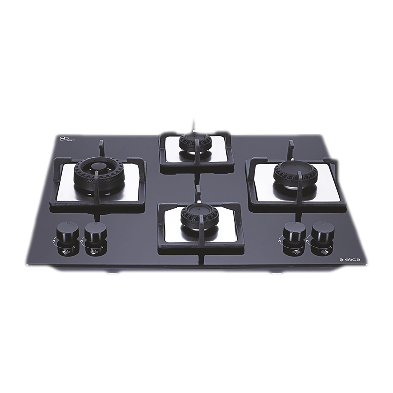 elica Flexi Swirl 4B 60 MT NX Glass Top 4 Burner Automatic Electric Hob (Round Metallic Knob, Black), Black glass
elica Flexi Swirl 4B 60 MT NX Glass Top 4 Burner Automatic Electric Hob (Round Metallic Knob, Black), Black glass