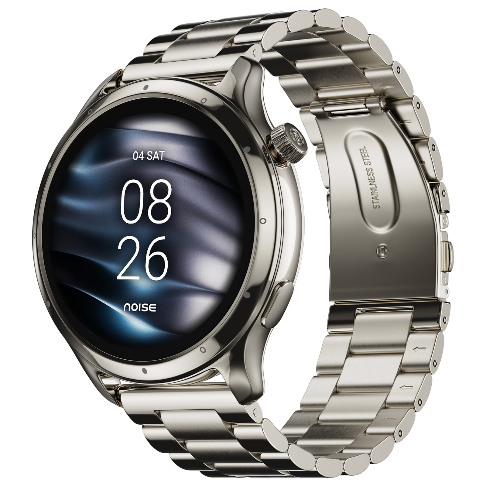 noise NoiseFit Mettle Smartwatch with Bluetooth Calling (35.56mm HD Display, IP68 Water Resistant, Elite Nickel Strap)
noise NoiseFit Mettle Smartwatch with Bluetooth Calling (35.56mm HD Display, IP68 Water Resistant, Elite Nickel Strap)