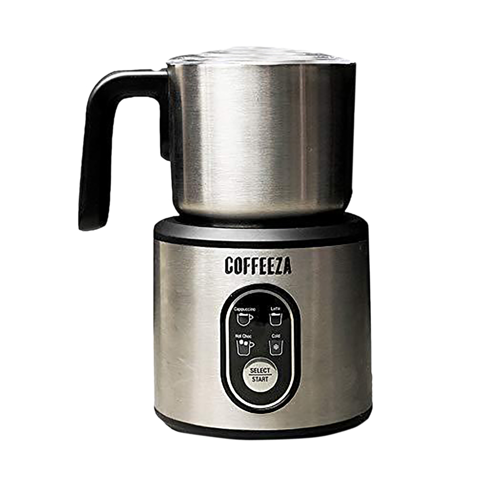 COFFEEZA Frothimo 500 Watt 2 Cups Automatic Latte & Cappuccino Coffee Maker with Detachable Base (Silver)
COFFEEZA Frothimo 500 Watt 2 Cups Automatic Latte & Cappuccino Coffee Maker with Detachable Base (Silver)