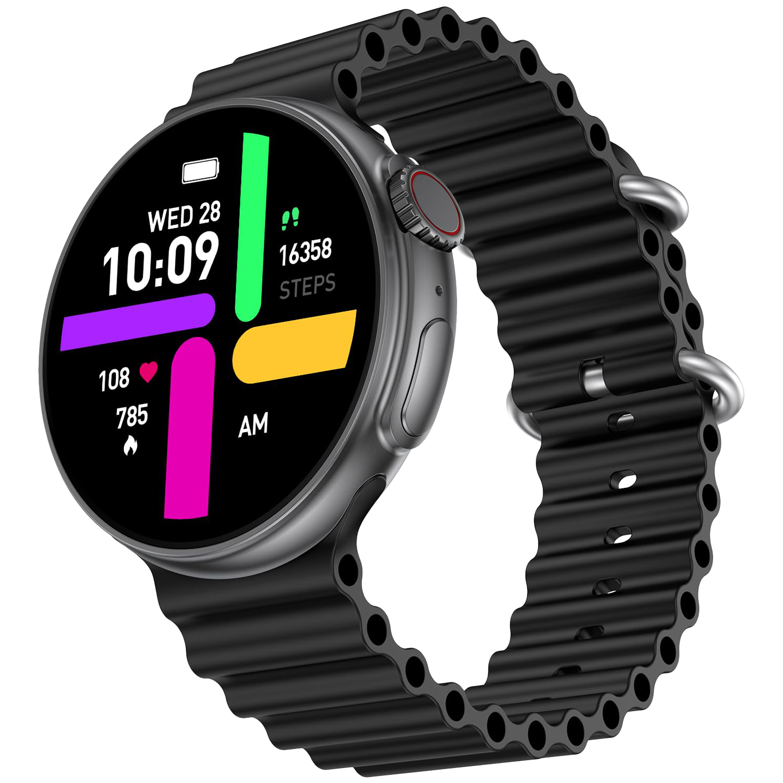 FIRE-BOLTT Asteroid Smartwatch with Bluetooth Calling (36.32mm AMOLED Display, IP68 Water Resistant, Black Strap)
FIRE-BOLTT Asteroid Smartwatch with Bluetooth Calling (36.32mm AMOLED Display, IP68 Water Resistant, Black Strap)