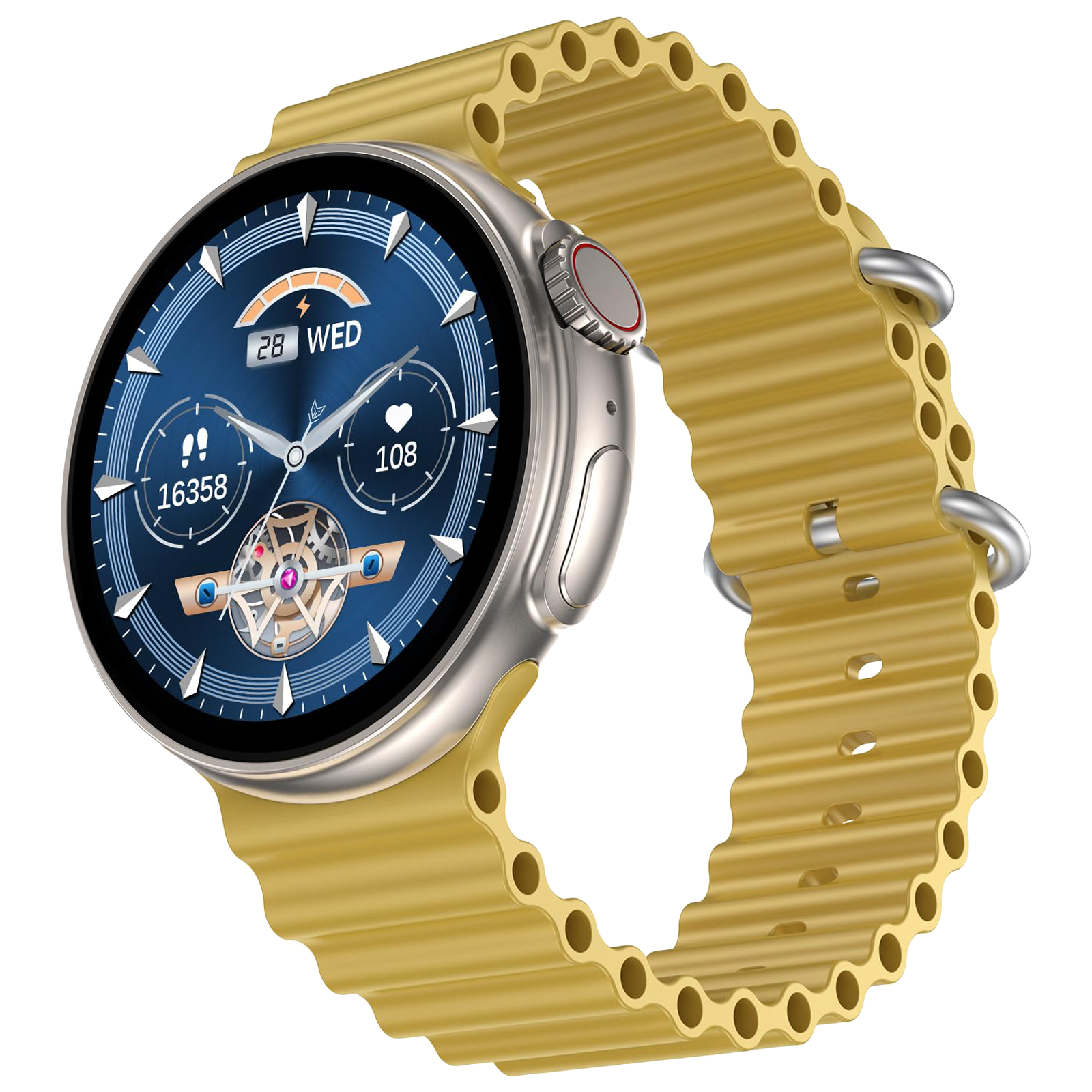 FIRE-BOLTT Asteroid Smartwatch with Bluetooth Calling (36.32mm AMOLED Display, IP68 Water Resistant, Yellow Strap)
FIRE-BOLTT Asteroid Smartwatch with Bluetooth Calling (36.32mm AMOLED Display, IP68 Water Resistant, Yellow Strap)