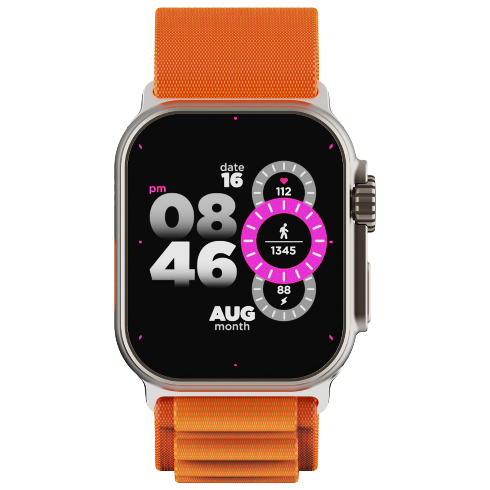 boAt Wave Glory Pro Smartwatch with Bluetooth Calling (49.7mm AMOLED Display, IP67 Sweat Resistant, Royal Orange Strap)
boAt Wave Glory Pro Smartwatch with Bluetooth Calling (49.7mm AMOLED Display, IP67 Sweat Resistant, Royal Orange Strap)