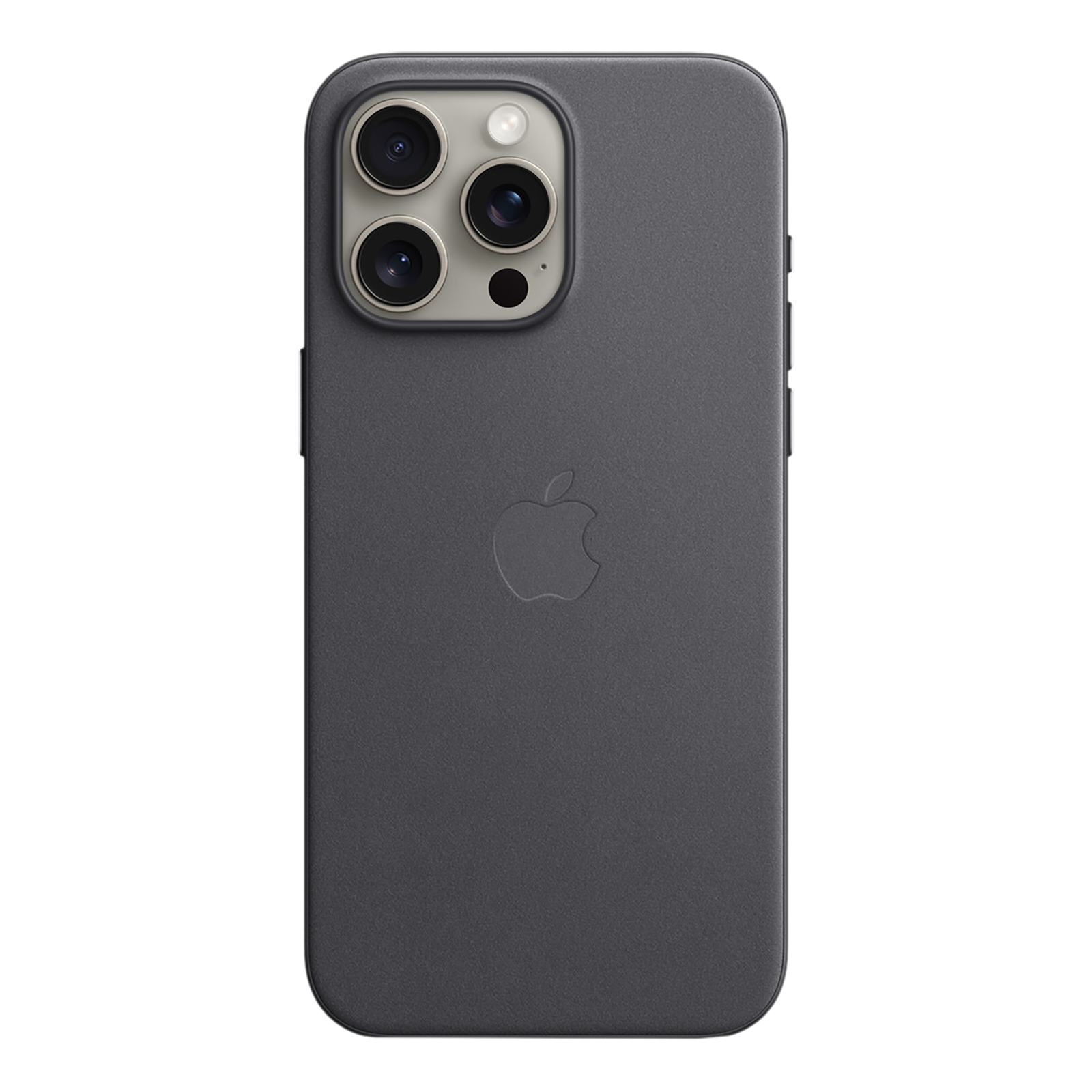 Apple Soft FineWoven Back Cover for Apple iPhone 15 Pro Max (MagSafe Charging Support, Black)
Apple Soft FineWoven Back Cover for Apple iPhone 15 Pro Max (MagSafe Charging Support, Black)