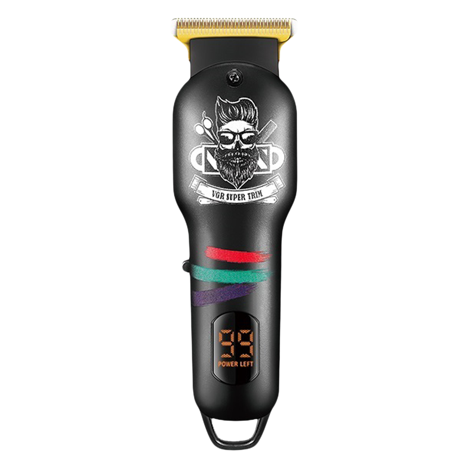 VGR V-971 Rechargeable Corded & Cordless Wet & Dry Trimmer for Hair Clipping, Beard, Moustache, Body Grooming & Intimate Areas with 3 Length Settings for Men (120min Runtime, LED Digital Display, Black)
VGR V-971 Rechargeable Corded & Cordless Wet & Dry Trimmer for Hair Clipping, Beard, Moustache, Body Grooming & Intimate Areas with 3 Length Settings for Men (120min Runtime, LED Digital Display, Black)