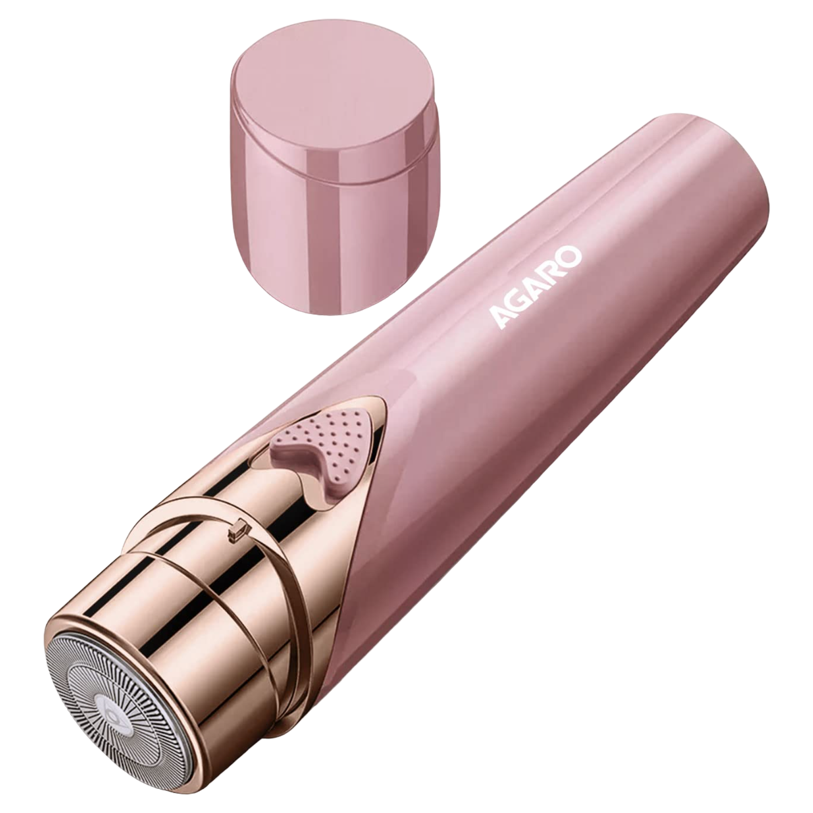 AGARO MHR100 Rechargeable Cordless Grooming Kit for Face for Women (Double Rotating Blades, Rose Gold)
AGARO MHR100 Rechargeable Cordless Grooming Kit for Face for Women (Double Rotating Blades, Rose Gold)