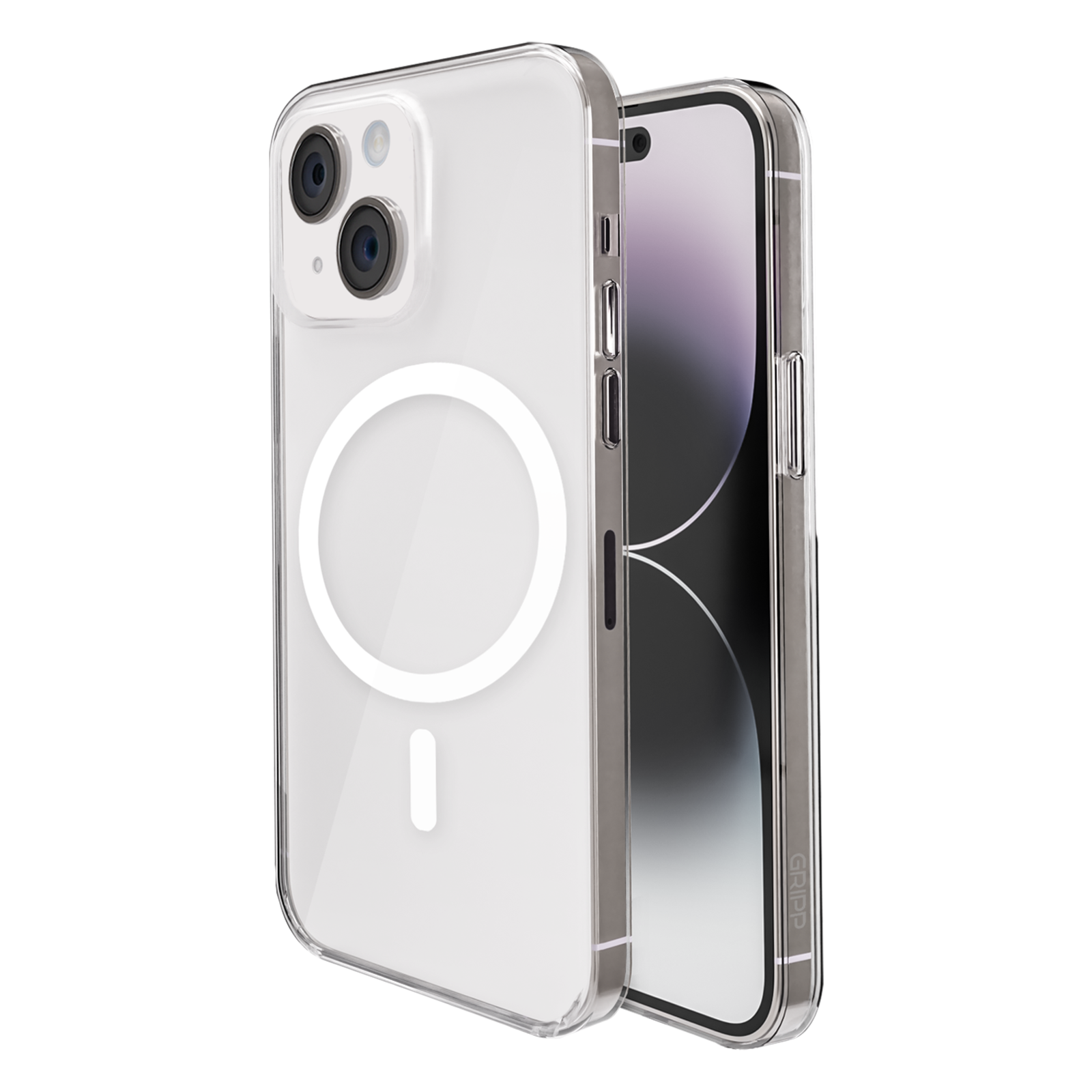 GRIPP Clear Hard TPU & Polycarbonate Back Cover for Apple iPhone 15 Plus (MagSafe Compatible, Clear)
GRIPP Clear Hard TPU & Polycarbonate Back Cover for Apple iPhone 15 Plus (MagSafe Compatible, Clear)