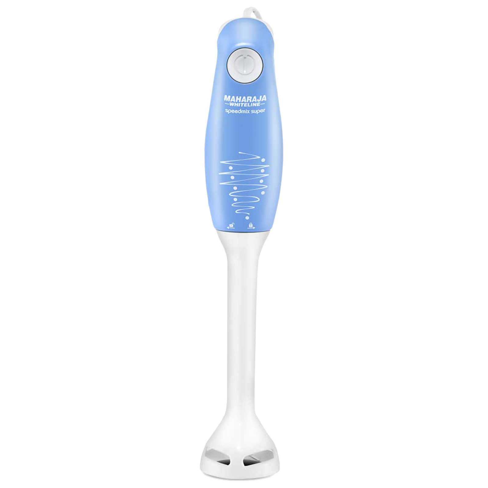 MAHARAJA WHITELINE Speedmix Super 175 Watt Hand Blender (2-In-1 Silent Yet Powerful Operation, Blue/White), Blue and white
MAHARAJA WHITELINE Speedmix Super 175 Watt Hand Blender (2-In-1 Silent Yet Powerful Operation, Blue/White), Blue and white