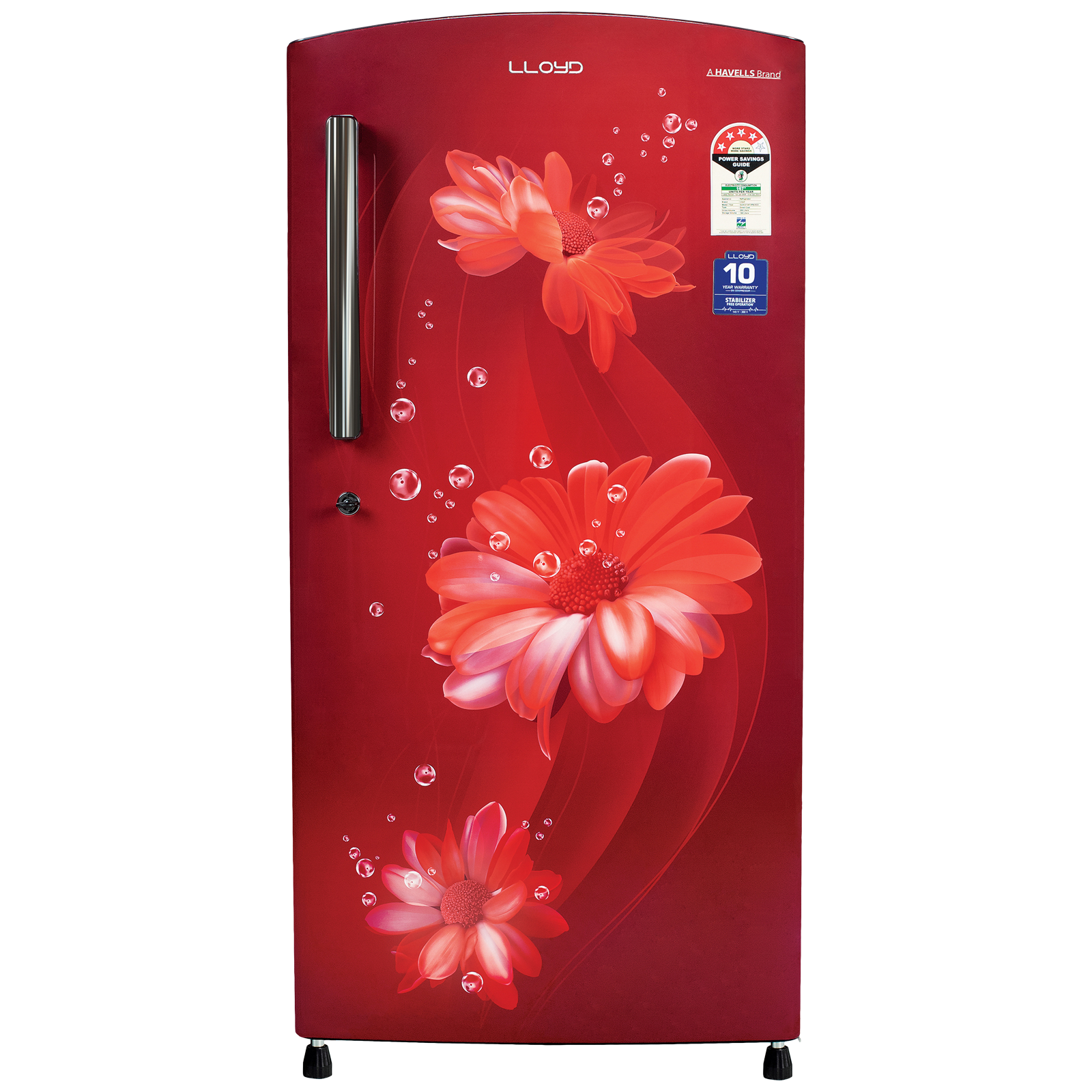 LLOYD 216 Litres 4 Star Direct Cool Single Door Refrigerator with Bactsheild Technology (GLDF244SDWT2LC, Daisy Wine)
LLOYD 216 Litres 4 Star Direct Cool Single Door Refrigerator with Bactsheild Technology (GLDF244SDWT2LC, Daisy Wine)