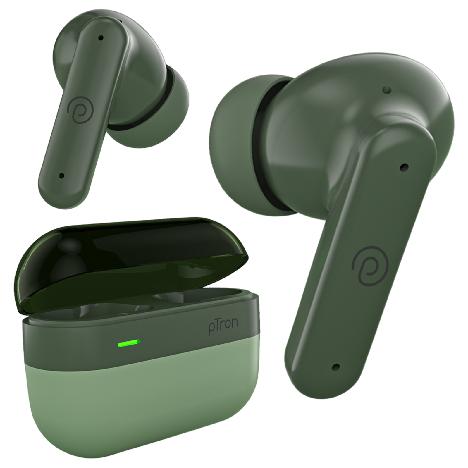pTron BudSENS 1 TWS Earbuds with Active Noise Cancellation (IPX5 Water Resistant, Fast Charging, Green)
pTron BudSENS 1 TWS Earbuds with Active Noise Cancellation (IPX5 Water Resistant, Fast Charging, Green)