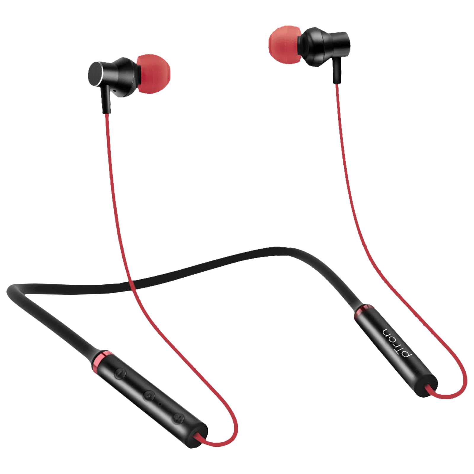 pTron InTunes Beats 140317887 Neckband with Passive Noise Cancellation (Sweat & Dustproof, 6 Hours Playtime, Black & Red)
pTron InTunes Beats 140317887 Neckband with Passive Noise Cancellation (Sweat & Dustproof, 6 Hours Playtime, Black & Red)