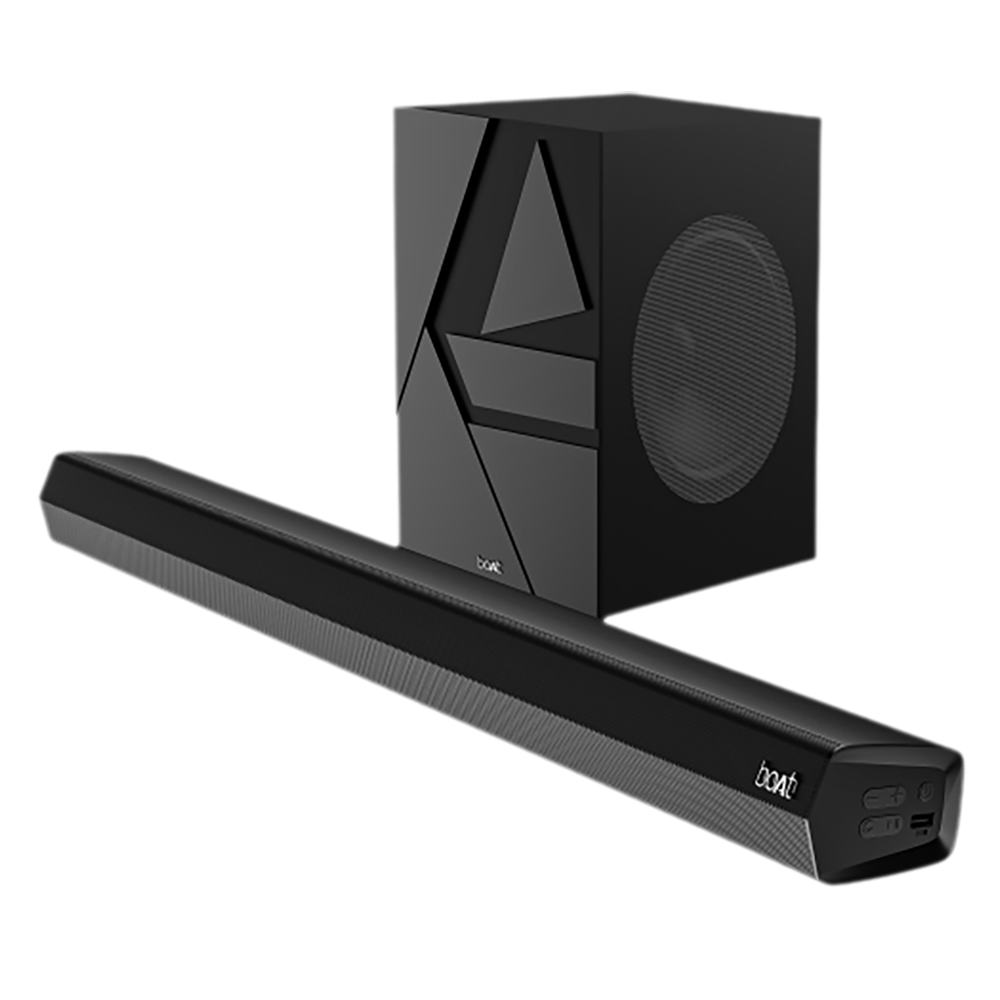 boAt Aavante Bar Quake 200W Bluetooth Soundbar with Remote (Entertainment EQ Modes, 2.1 Channel, Black)
boAt Aavante Bar Quake 200W Bluetooth Soundbar with Remote (Entertainment EQ Modes, 2.1 Channel, Black)