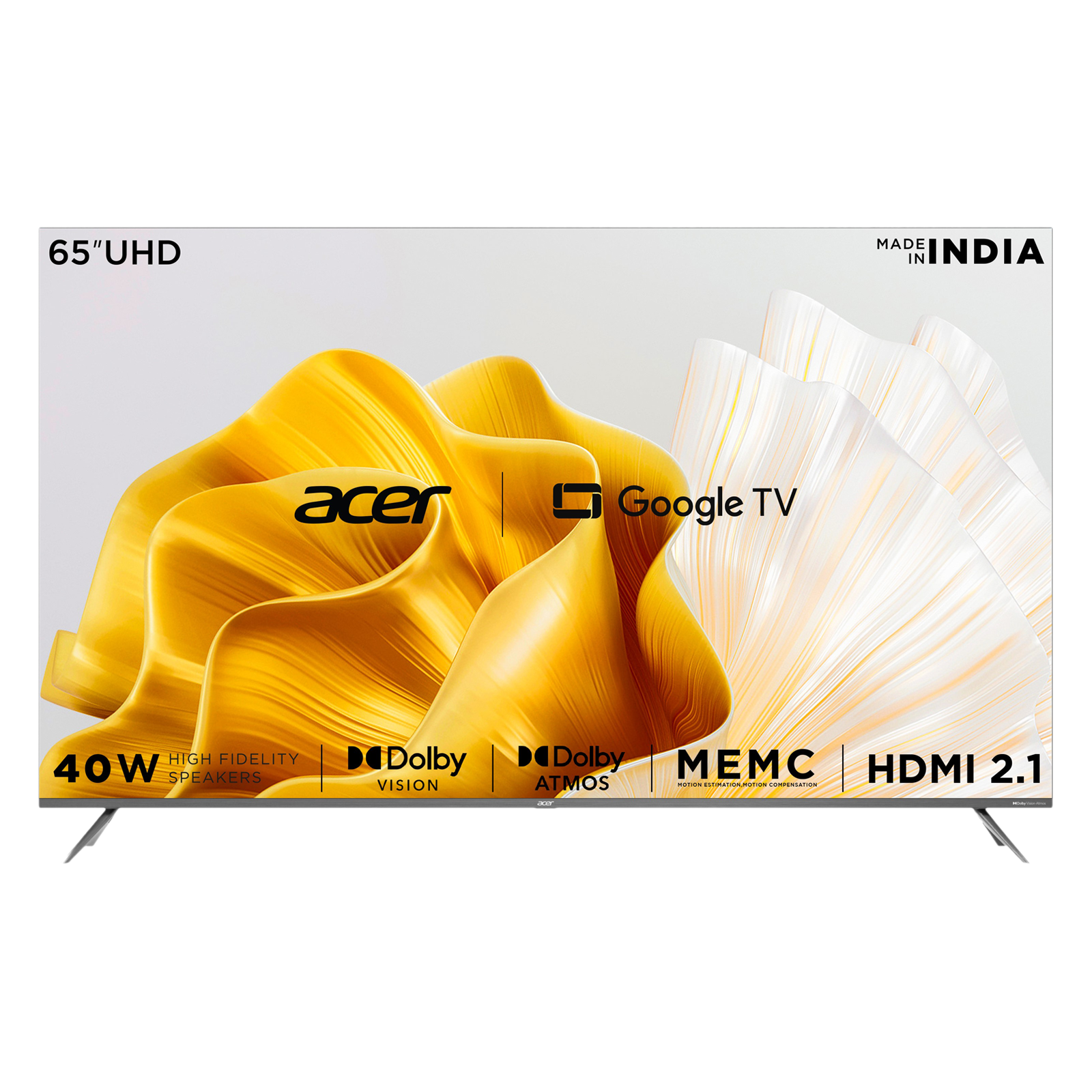 acer Advanced I Series 164 cm (65 inch) 4K Ultra HD LED Google TV with Dolby Vision and Dolby Audio (2023 model), Black
acer Advanced I Series 164 cm (65 inch) 4K Ultra HD LED Google TV with Dolby Vision and Dolby Audio (2023 model), Black