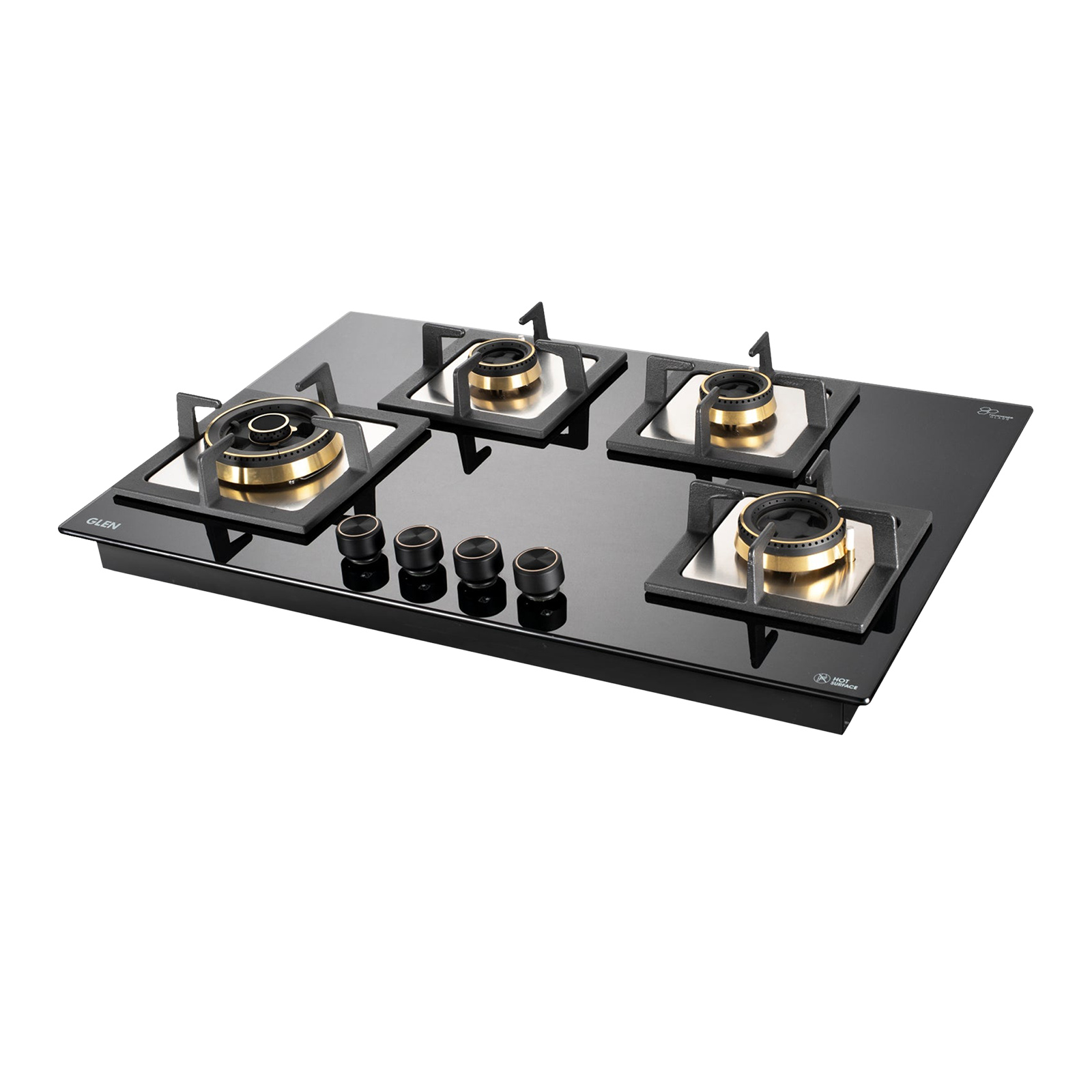 Glen 1074 SQ HT DB TR Toughened Glass Top 4 Burner Automatic Electric Hob (Vitreous Enamelled Pan Support, Black)
Glen 1074 SQ HT DB TR Toughened Glass Top 4 Burner Automatic Electric Hob (Vitreous Enamelled Pan Support, Black)