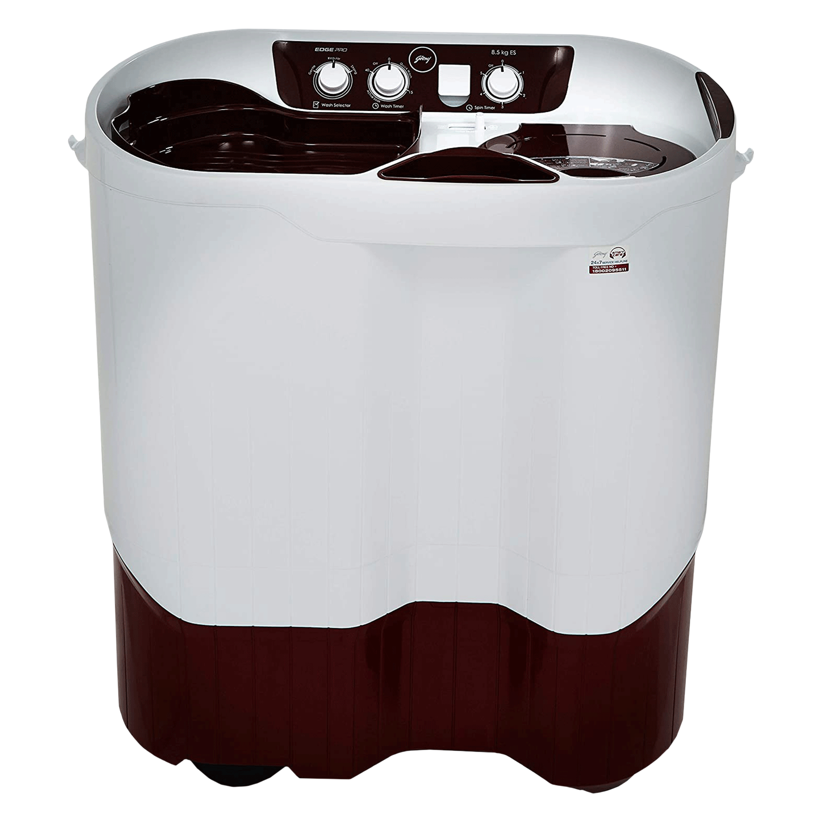 Godrej 8.5 kg 5 Star Semi Automatic Washing Machine with Spin Shower (Edge Pro, WS EDGEPRO 850 ES, Wine Red)
Godrej 8.5 kg 5 Star Semi Automatic Washing Machine with Spin Shower (Edge Pro, WS EDGEPRO 850 ES, Wine Red)