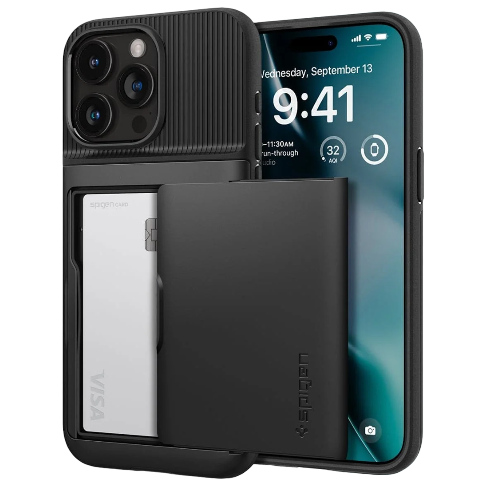 spigen Slim Armor CS PC and TPU Back Cover for iPhone 15 Pro Max (Air Cushion Technology, Black)
spigen Slim Armor CS PC and TPU Back Cover for iPhone 15 Pro Max (Air Cushion Technology, Black)
