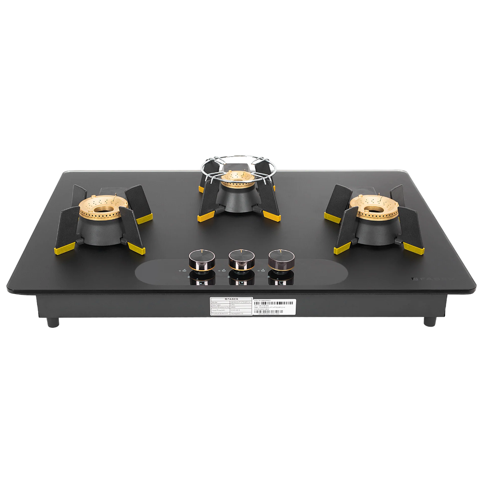 FABER Magiclift HT753 Toughened Glass Top 3 Burner Automatic Hob (Lift and Lock Feature, Black)
FABER Magiclift HT753 Toughened Glass Top 3 Burner Automatic Hob (Lift and Lock Feature, Black)