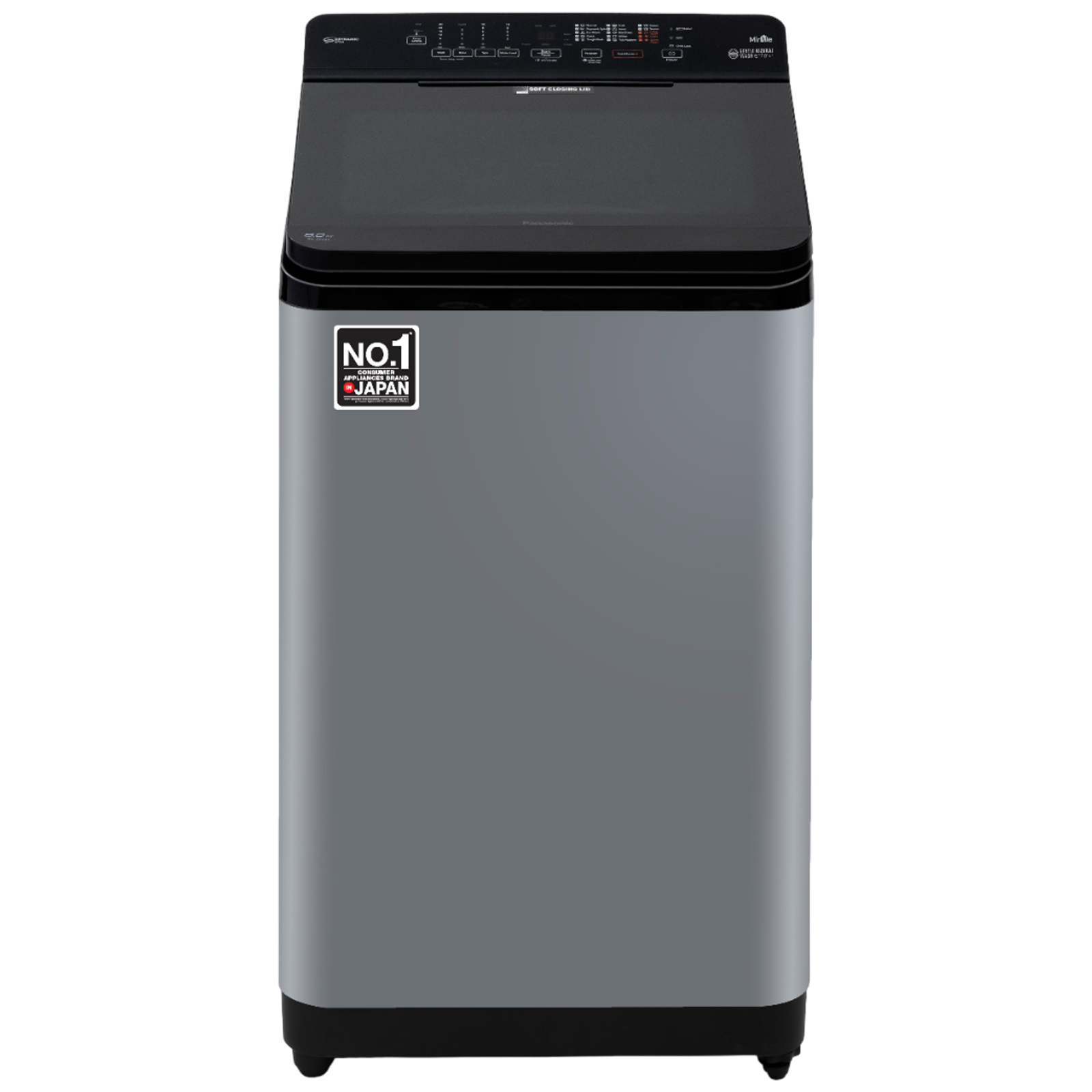 Panasonic 8 kg 5 Star Wi-Fi Fully Automatic Top Load Washing Machine (V11, NA-F80V11, 15 Wash Programs, Charcoal Inox Grey)
Panasonic 8 kg 5 Star Wi-Fi Fully Automatic Top Load Washing Machine (V11, NA-F80V11, 15 Wash Programs, Charcoal Inox Grey)