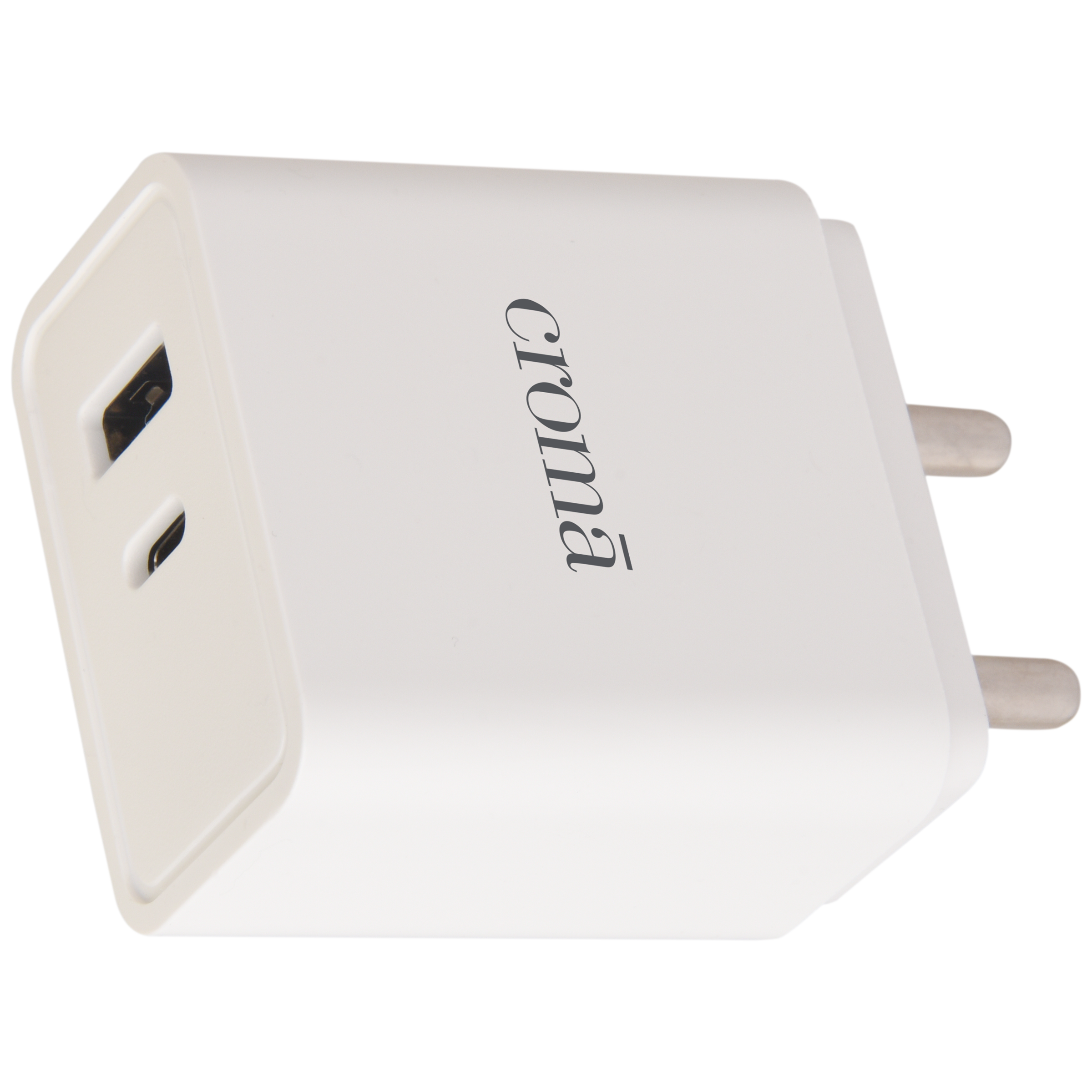 Croma 20W Type A & Type C 2-Port Fast Charger (Type C Cable Included, Apple Compatible, White)
Croma 20W Type A & Type C 2-Port Fast Charger (Type C Cable Included, Apple Compatible, White)