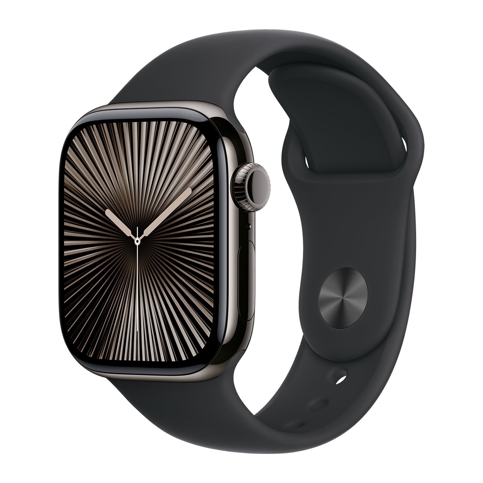 Apple Watch Series 10 GPS+Cellular with Sport Band - M/L (42mm Retina LTPO3 OLED Display, Slate Titanium Case)
Apple Watch Series 10 GPS+Cellular with Sport Band - M/L (42mm Retina LTPO3 OLED Display, Slate Titanium Case)