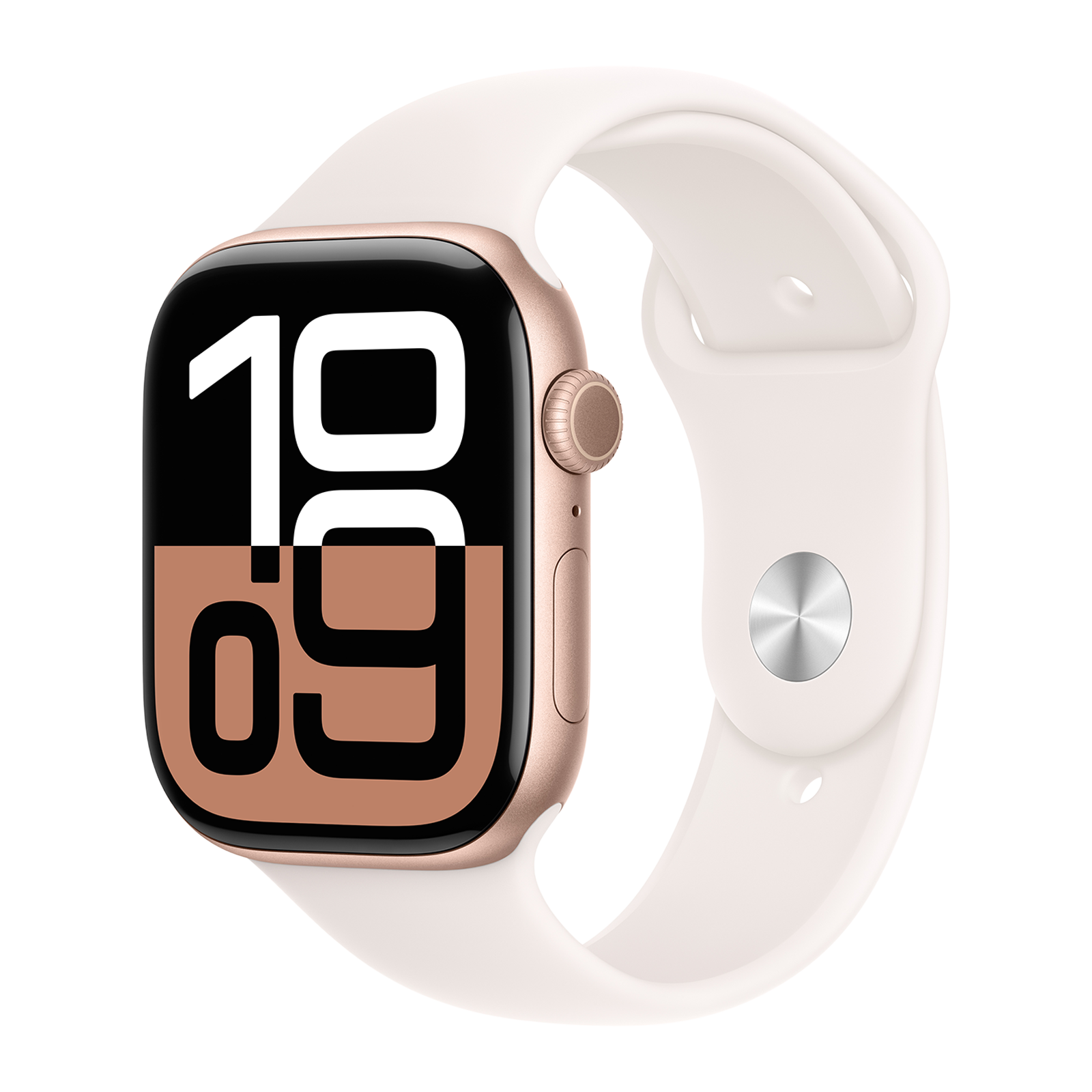 Apple Watch Series 10 GPS with Sport Band - M/L (46mm Retina LTPO3 OLED Display, Rose Gold Aluminium Case), Rosegoldaluminium#d8b4a6
Apple Watch Series 10 GPS with Sport Band - M/L (46mm Retina LTPO3 OLED Display, Rose Gold Aluminium Case), Rosegoldaluminium#d8b4a6
