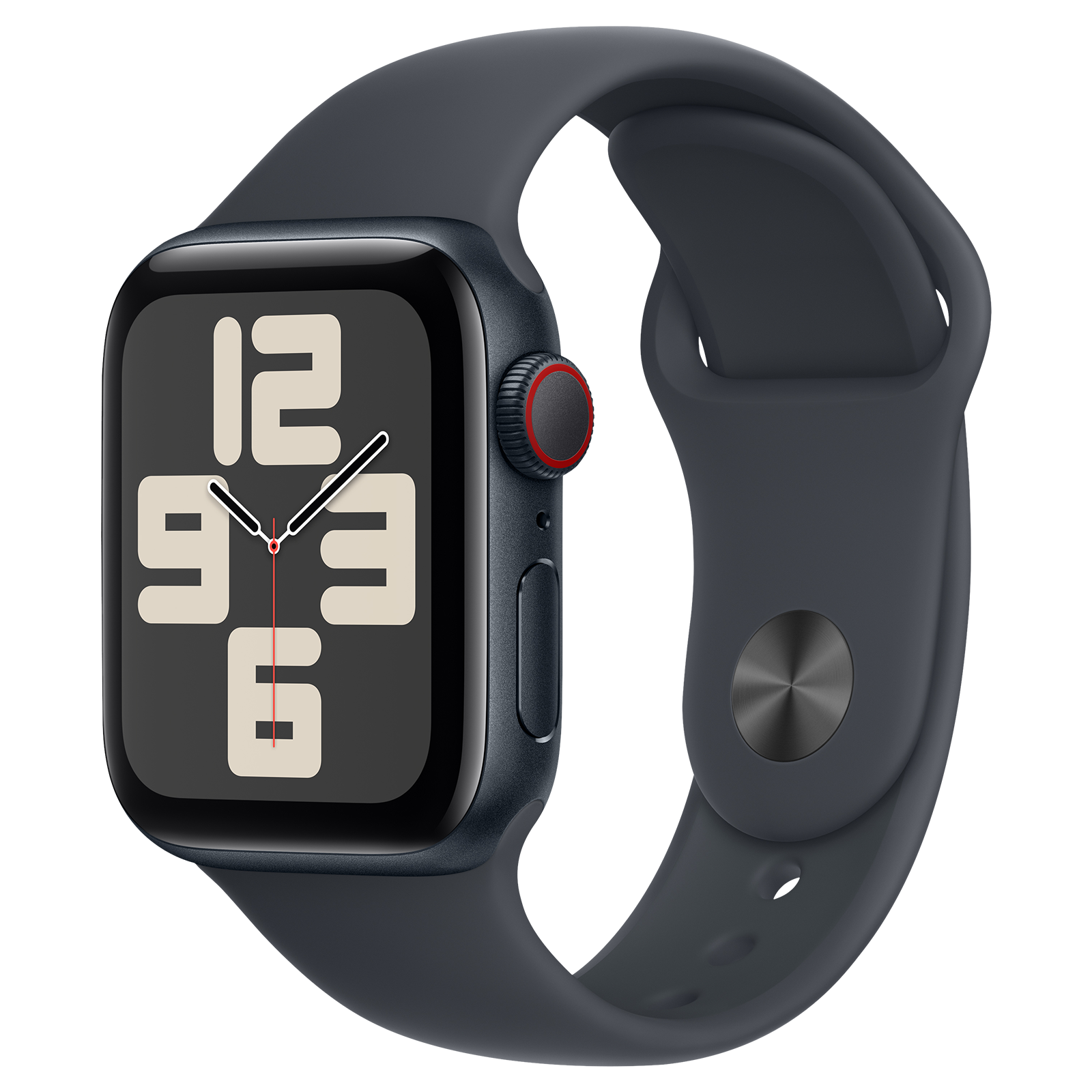 Apple Watch SE GPS+Cellular with Midnight Sport Band - M/L (40mm Retina LTPO OLED Display, Midnight Aluminium Case)
Apple Watch SE GPS+Cellular with Midnight Sport Band - M/L (40mm Retina LTPO OLED Display, Midnight Aluminium Case)