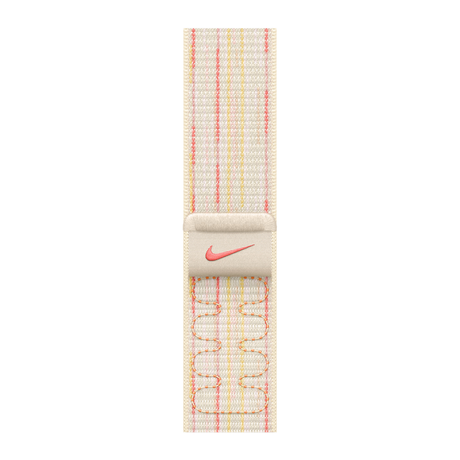 Apple Nike Woven Nylon Sport Loop for Apple (44mm / 45mm / 46mm / 49mm) (Hook-and-Loop Fastener, Starlight & Pink)
Apple Nike Woven Nylon Sport Loop for Apple (44mm / 45mm / 46mm / 49mm) (Hook-and-Loop Fastener, Starlight & Pink)